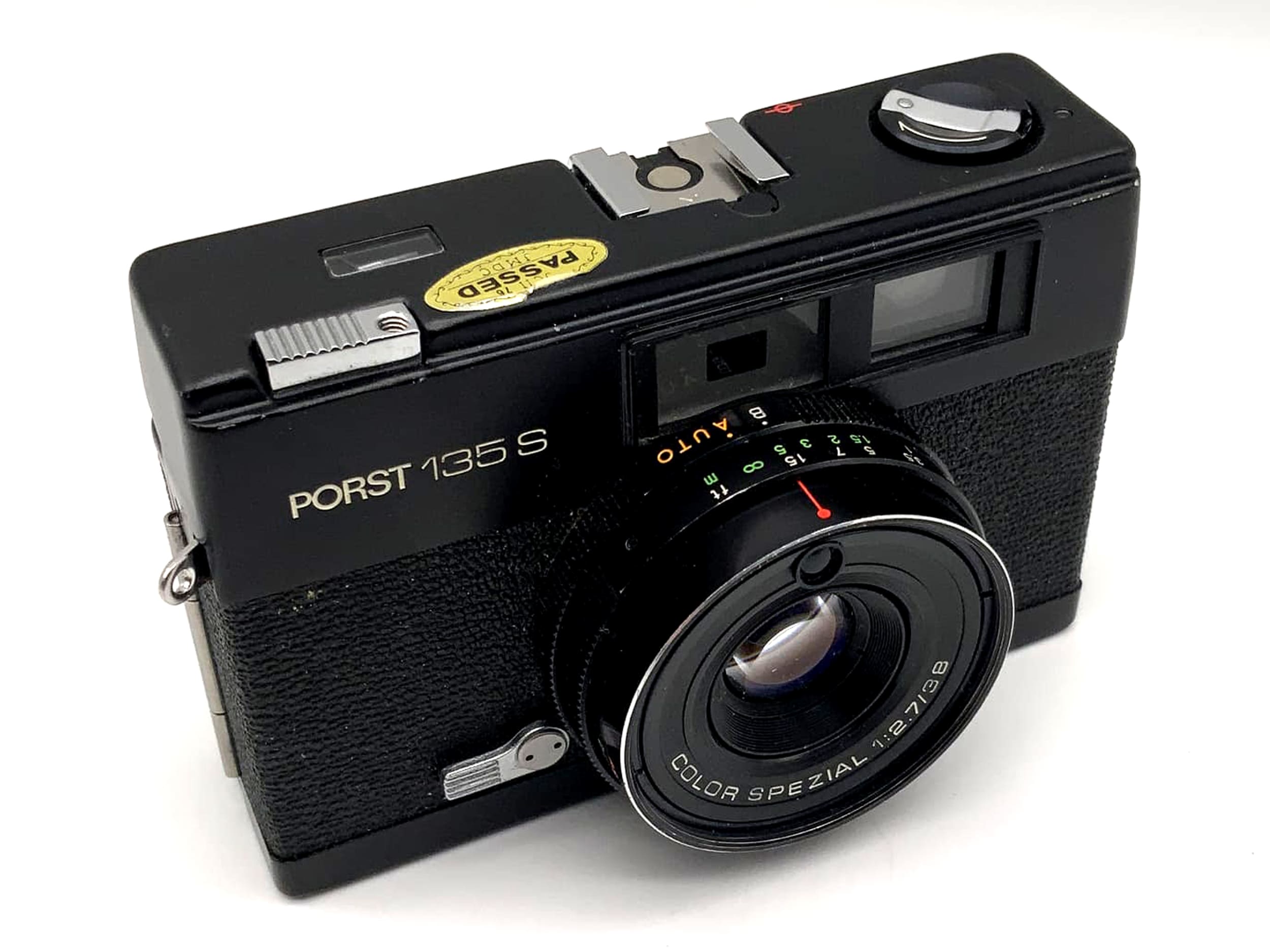 Porst 135S viewfinder camera with Color Special 38mm 1:2.7 35mm compact camera