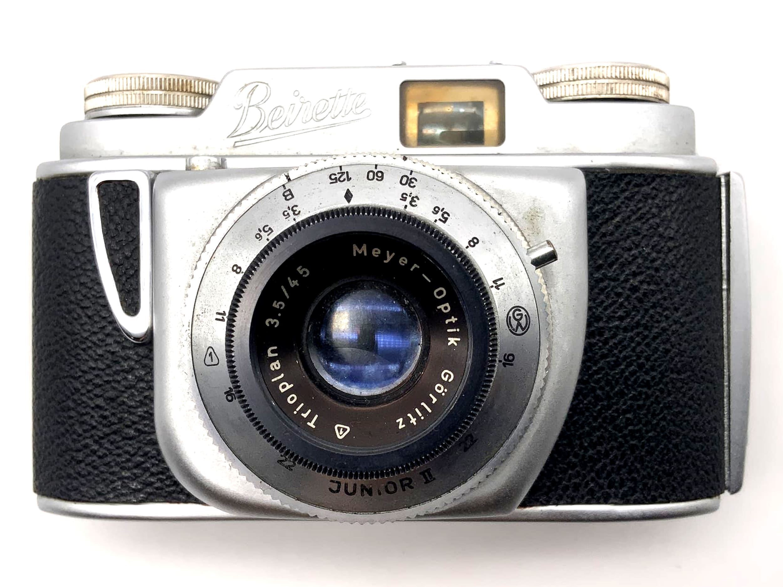 Beier Junior II rangefinder camera with Trioplan 45mm 1:3.5 35mm Beirette 2