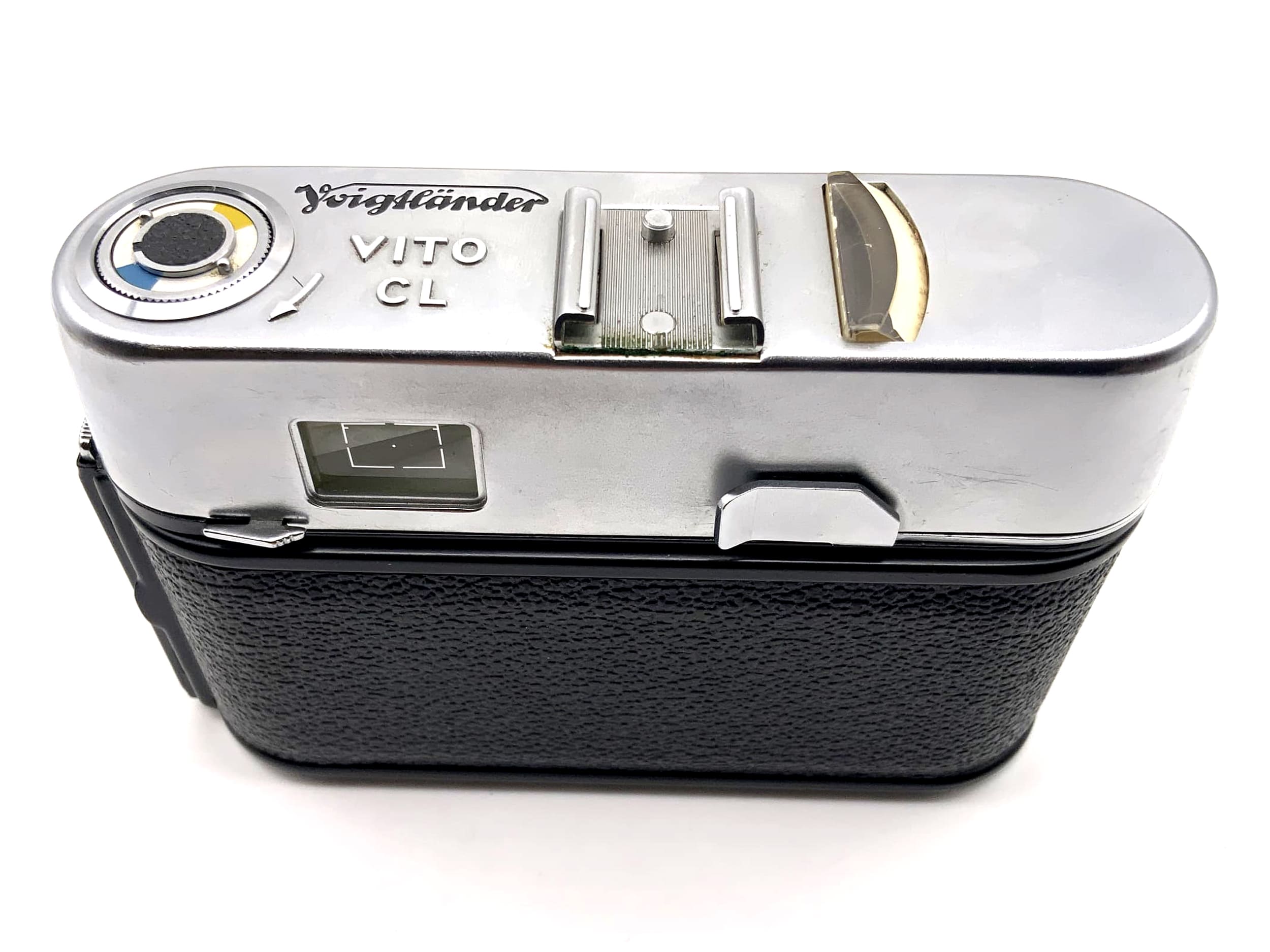 Voigtländer Vito CL rangefinder camera with Skopar 50mm 1:2.8 and 35mm Prontor 500 LK lenses
