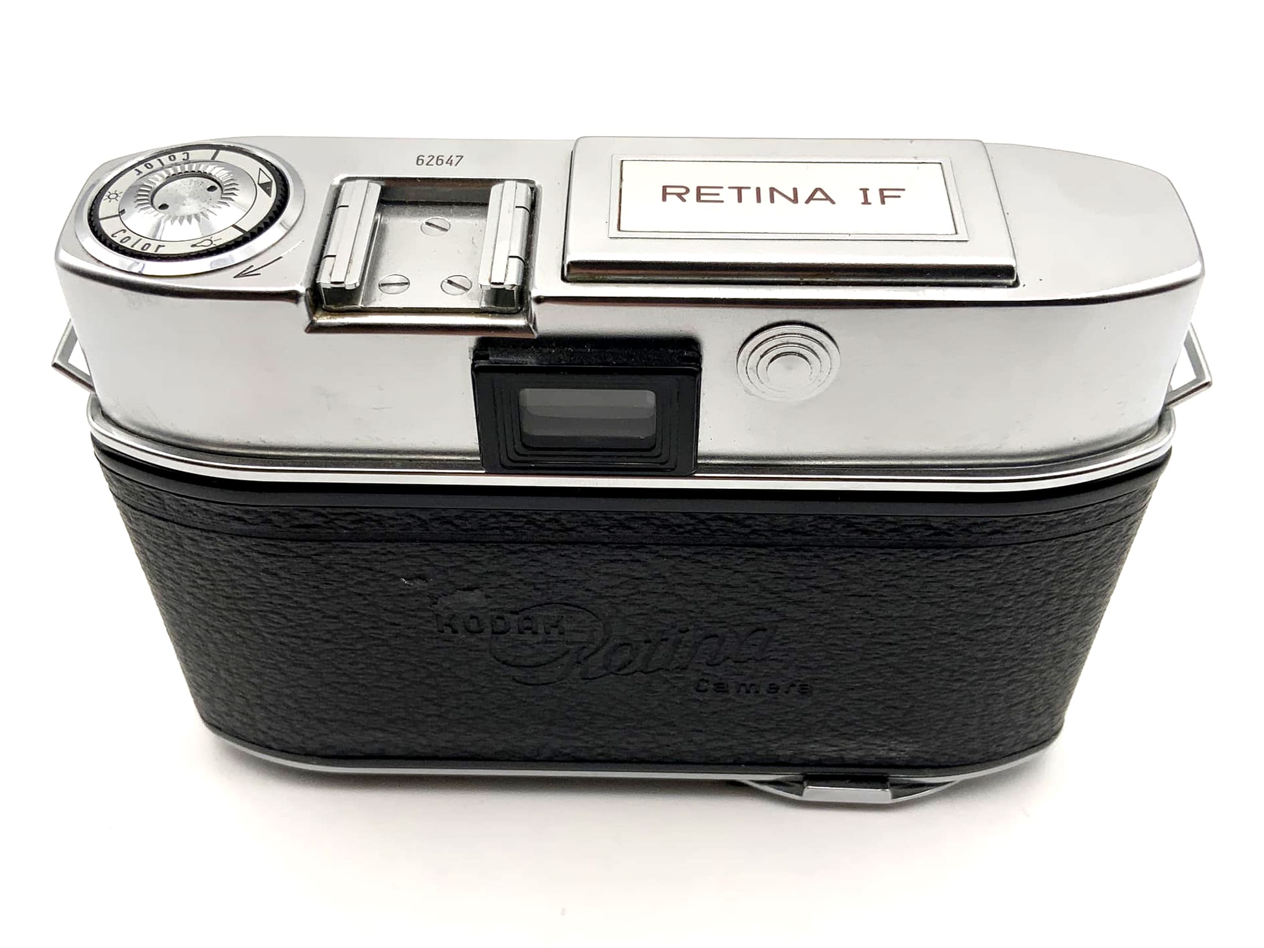 Kodak Retina IF viewfinder camera with Retina Xenar 45mm 1:2.8 and 35mm Prontor 500 LK lenses.