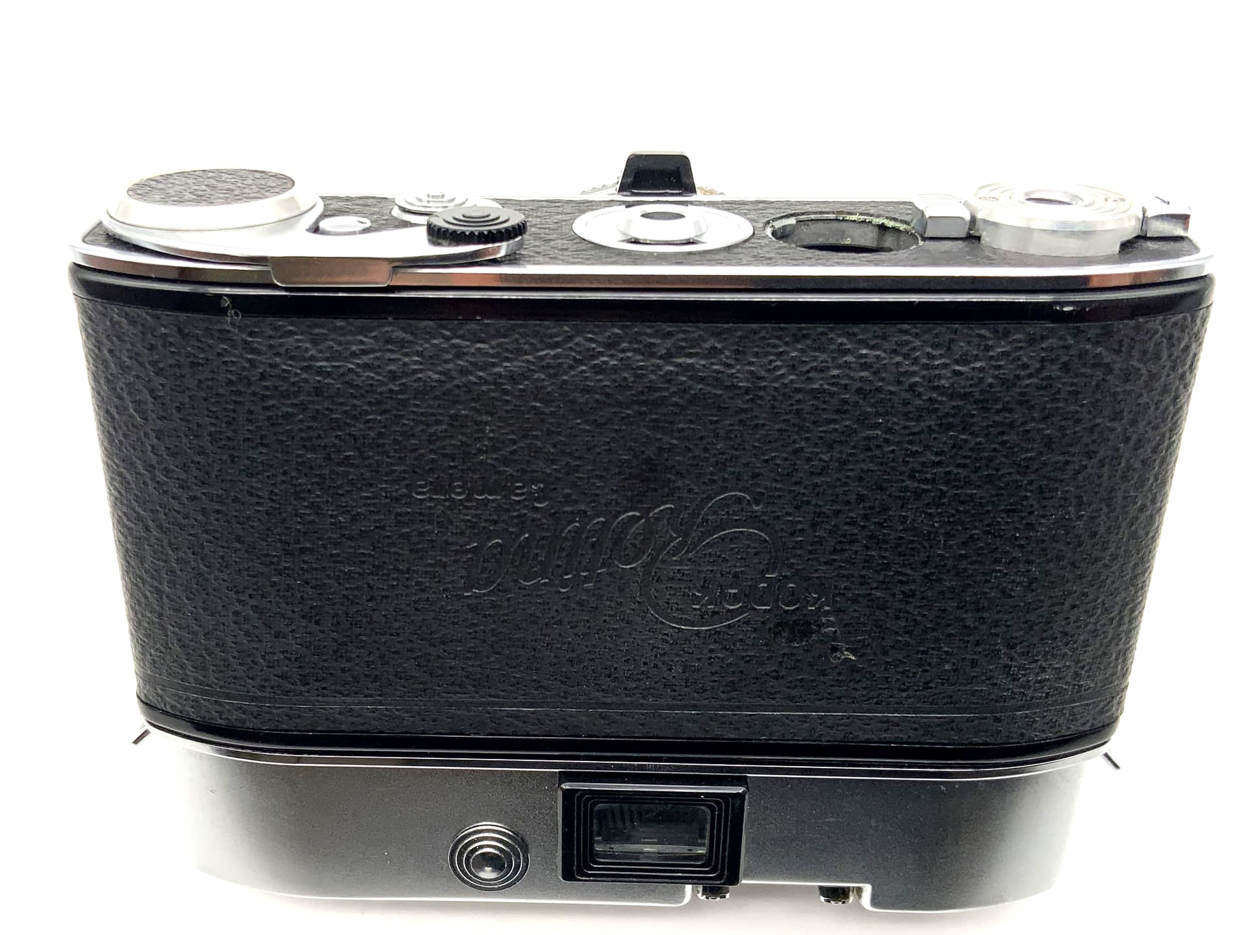 Kodak Retina IF viewfinder camera with Retina Xenar 45mm 1:2.8 and 35mm Prontor 500 LK lenses.