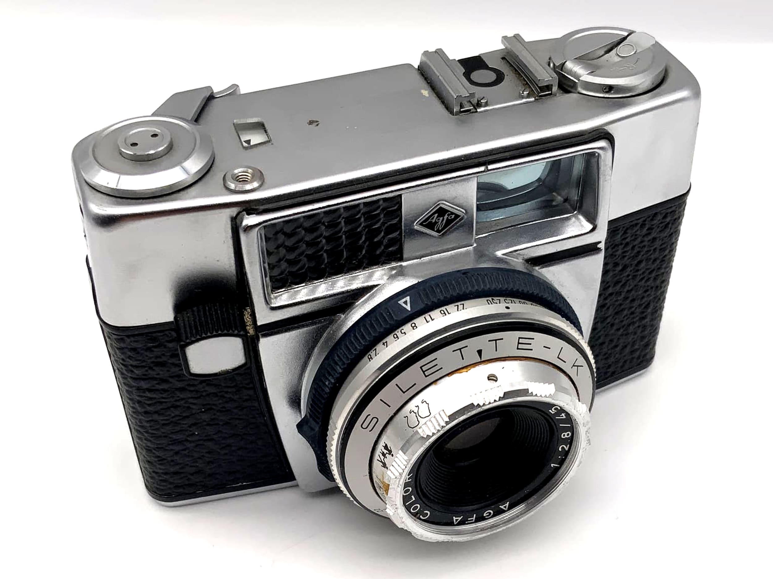 Agfa Silette-LK viewfinder camera with Agnar 45mm 1:2.8 35mm compact camera