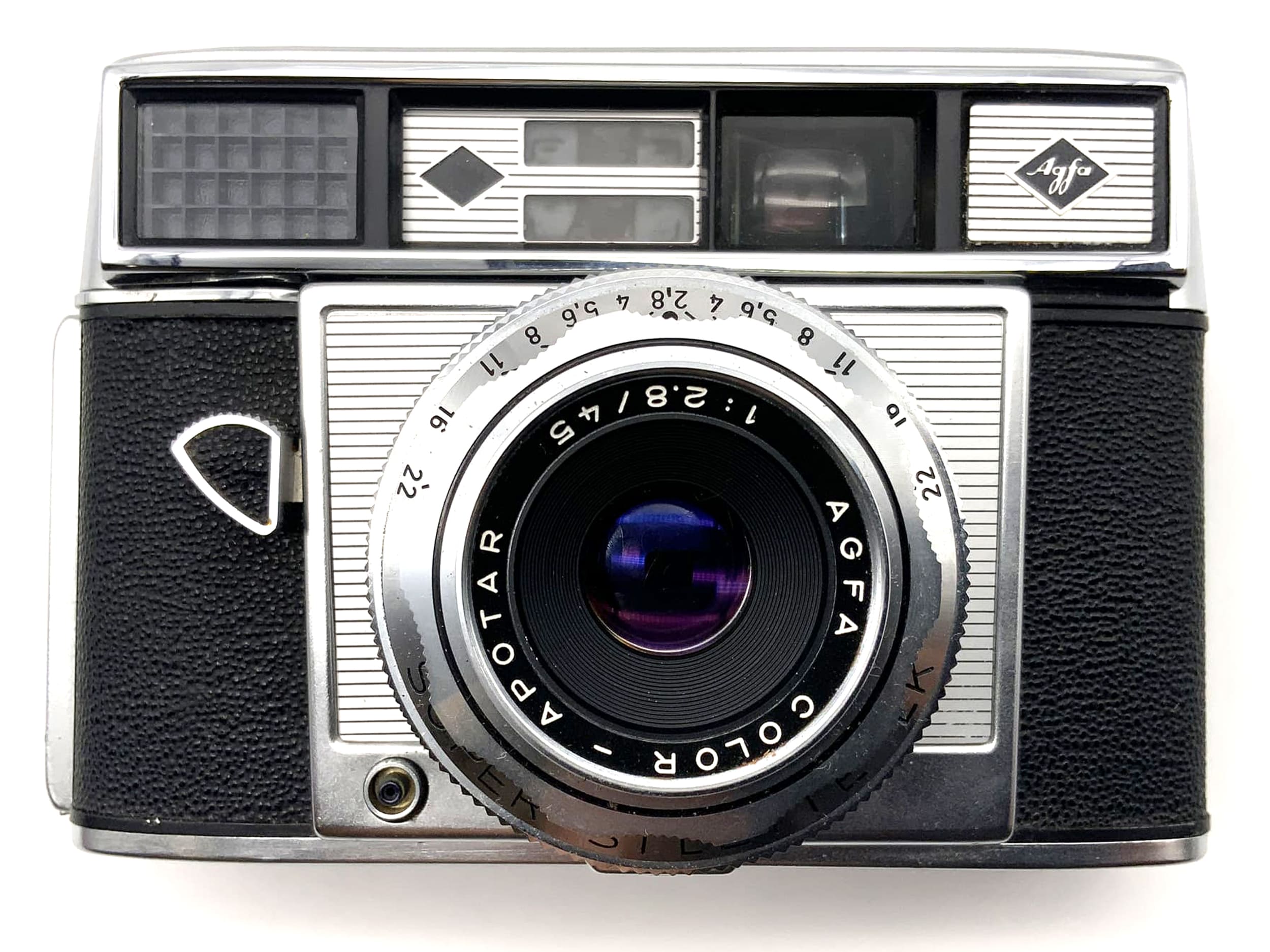 Agfa Super Silette-LK viewfinder camera with Apotar 45mm 1:2.8 35mm compact camera