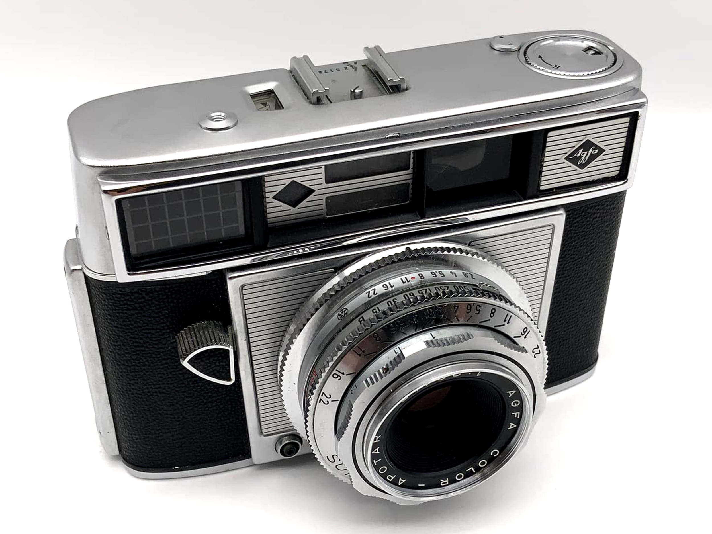 Agfa Super Silette-LK viewfinder camera with Apotar 45mm 1:2.8 35mm compact camera