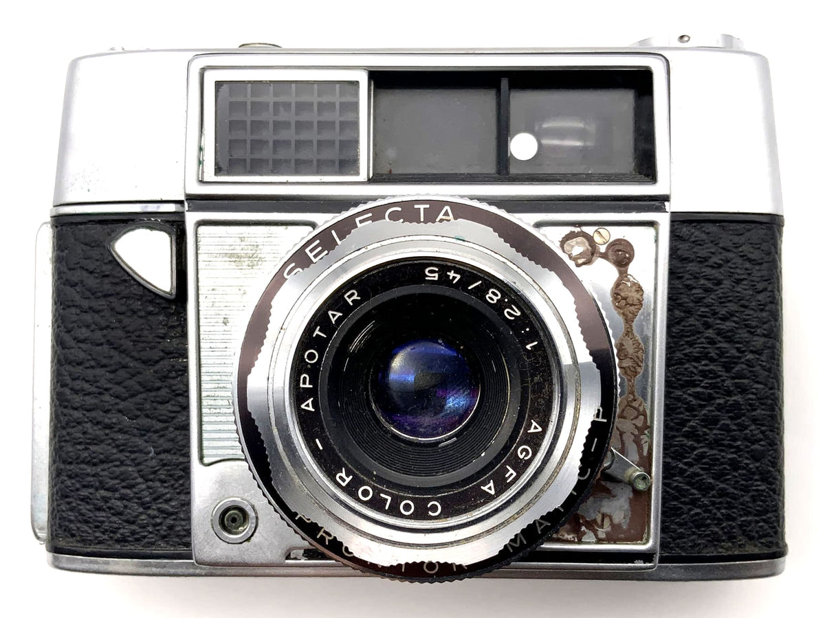 Agfa Selecta viewfinder camera with Apotar 45mm 1:2.8 35mm compact camera