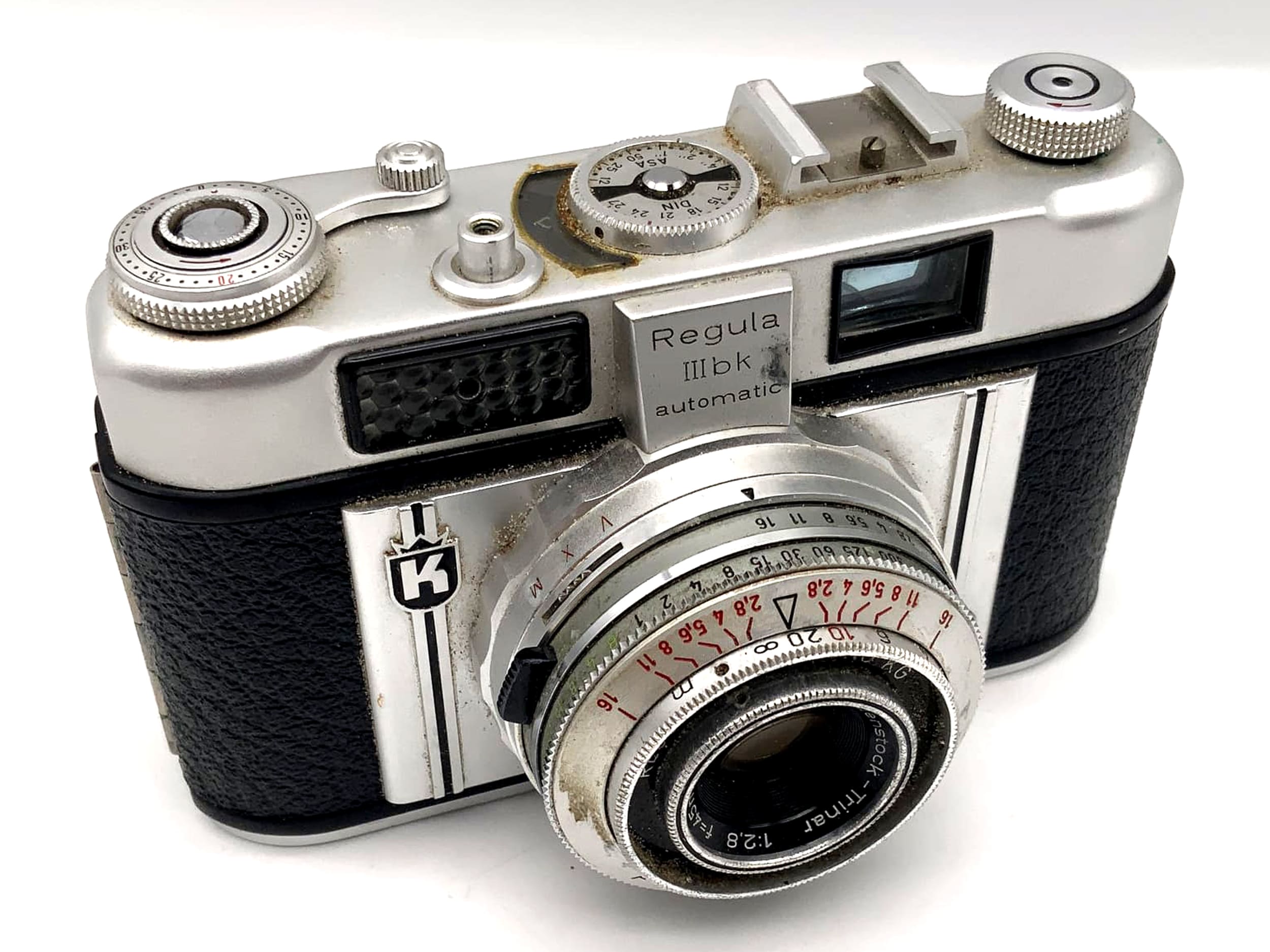 Regula III bk automatic viewfinder camera with Rodenstock Trinar 45mm 1:2.8 35mm