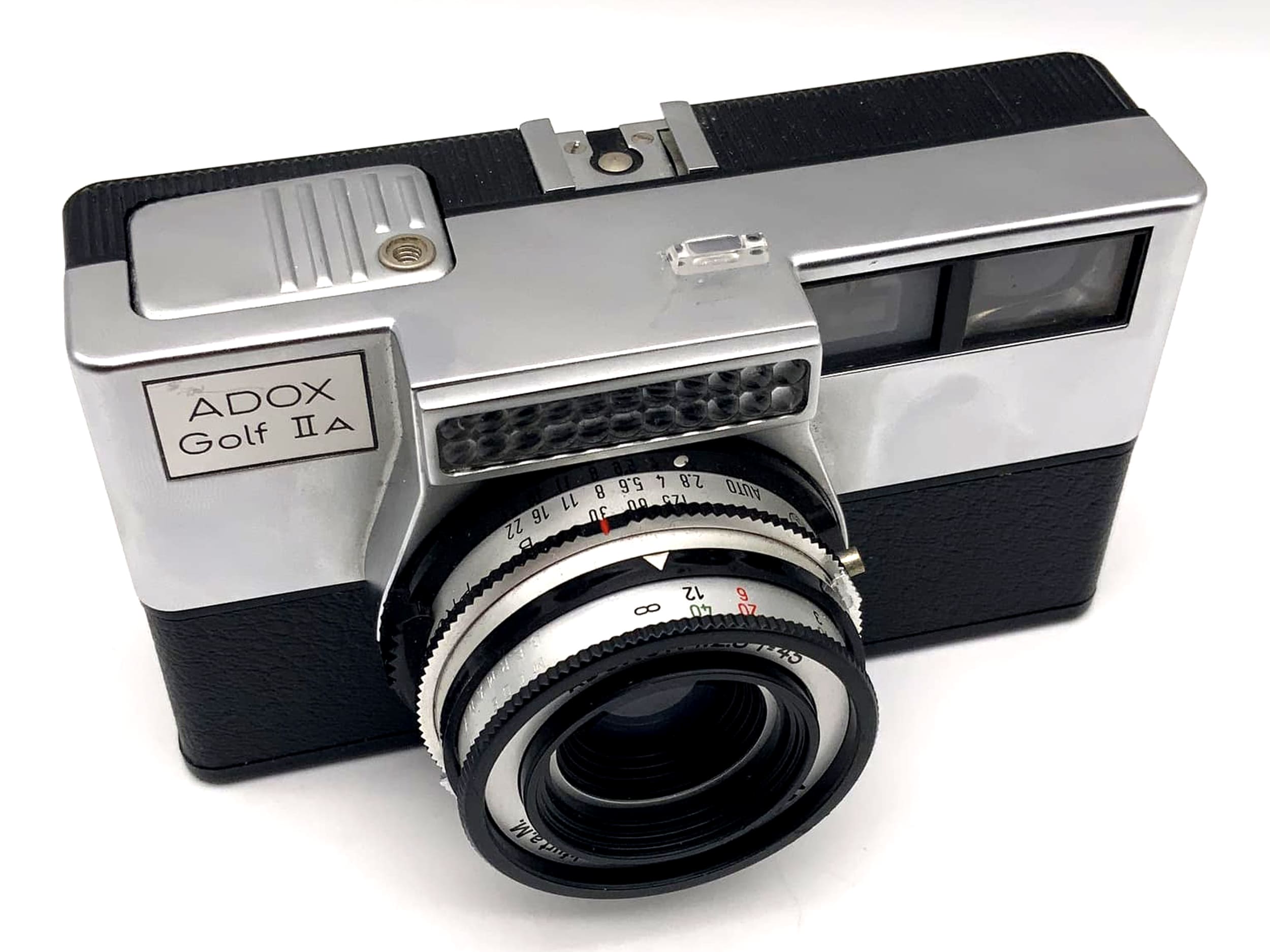 Adox Golf IIA viewfinder camera with Adoxon 45mm 1:2.8 35mm compact camera 2a