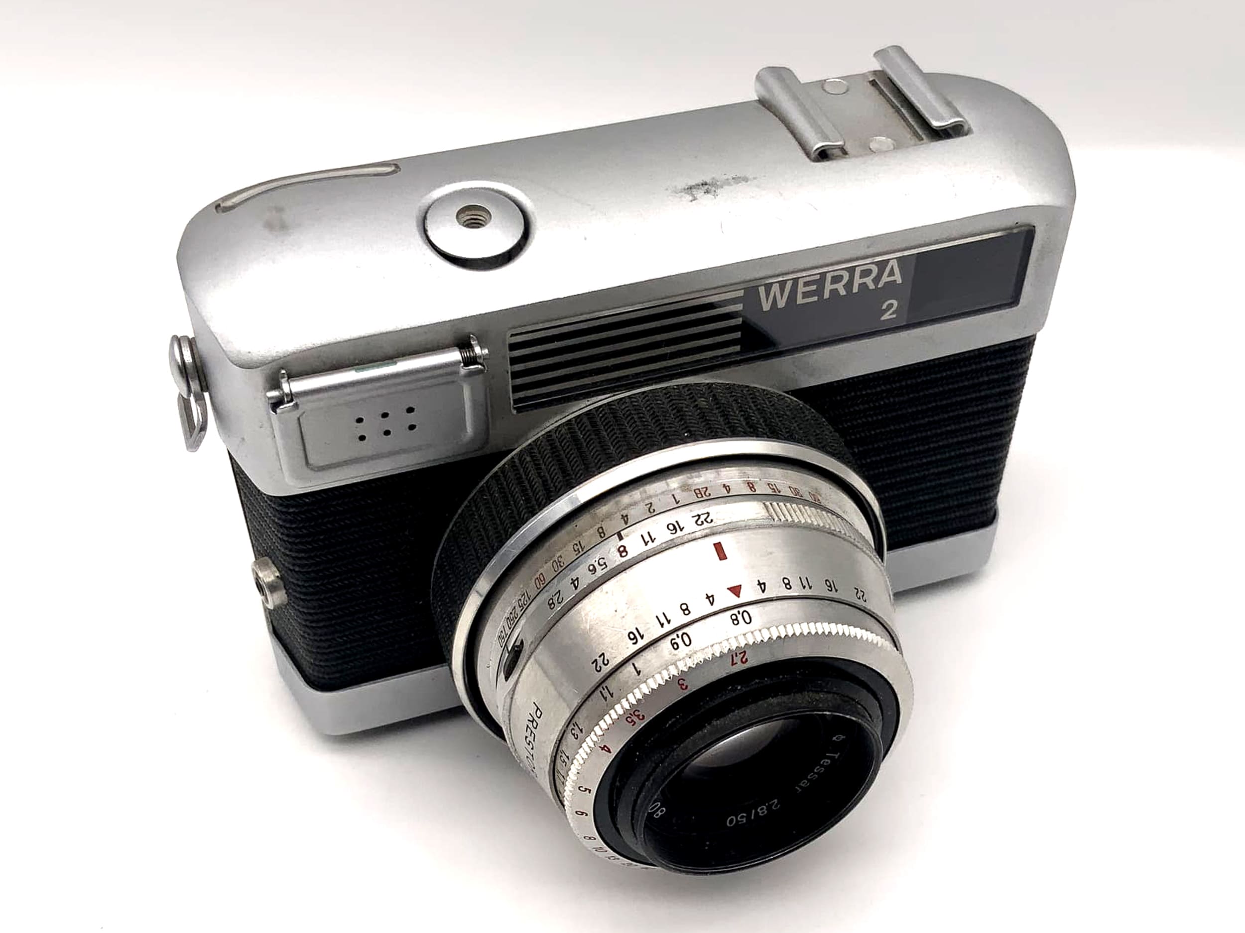 Carl Zeiss Werra 2 rangefinder camera with Tessar 50mm 1:2.8 35mm compact camera