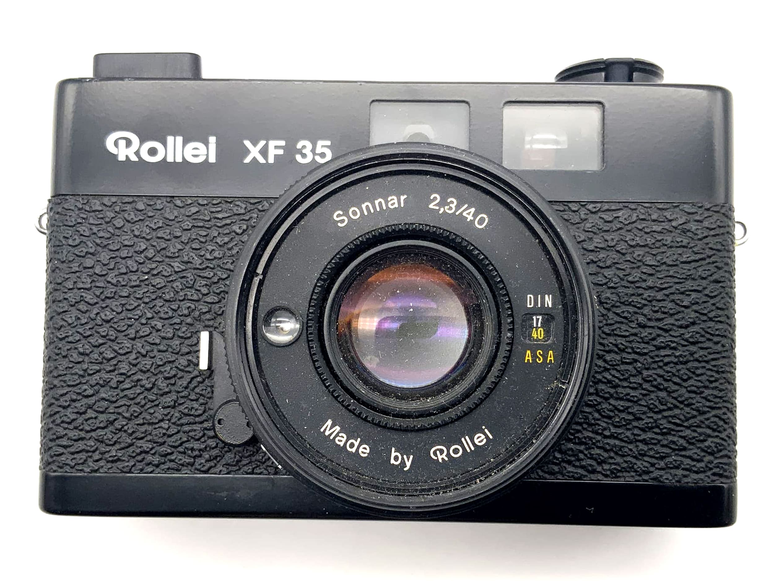 Rollei XF 35 viewfinder camera with Sonnar 40mm 1:2.3 35mm compact camera (defective)