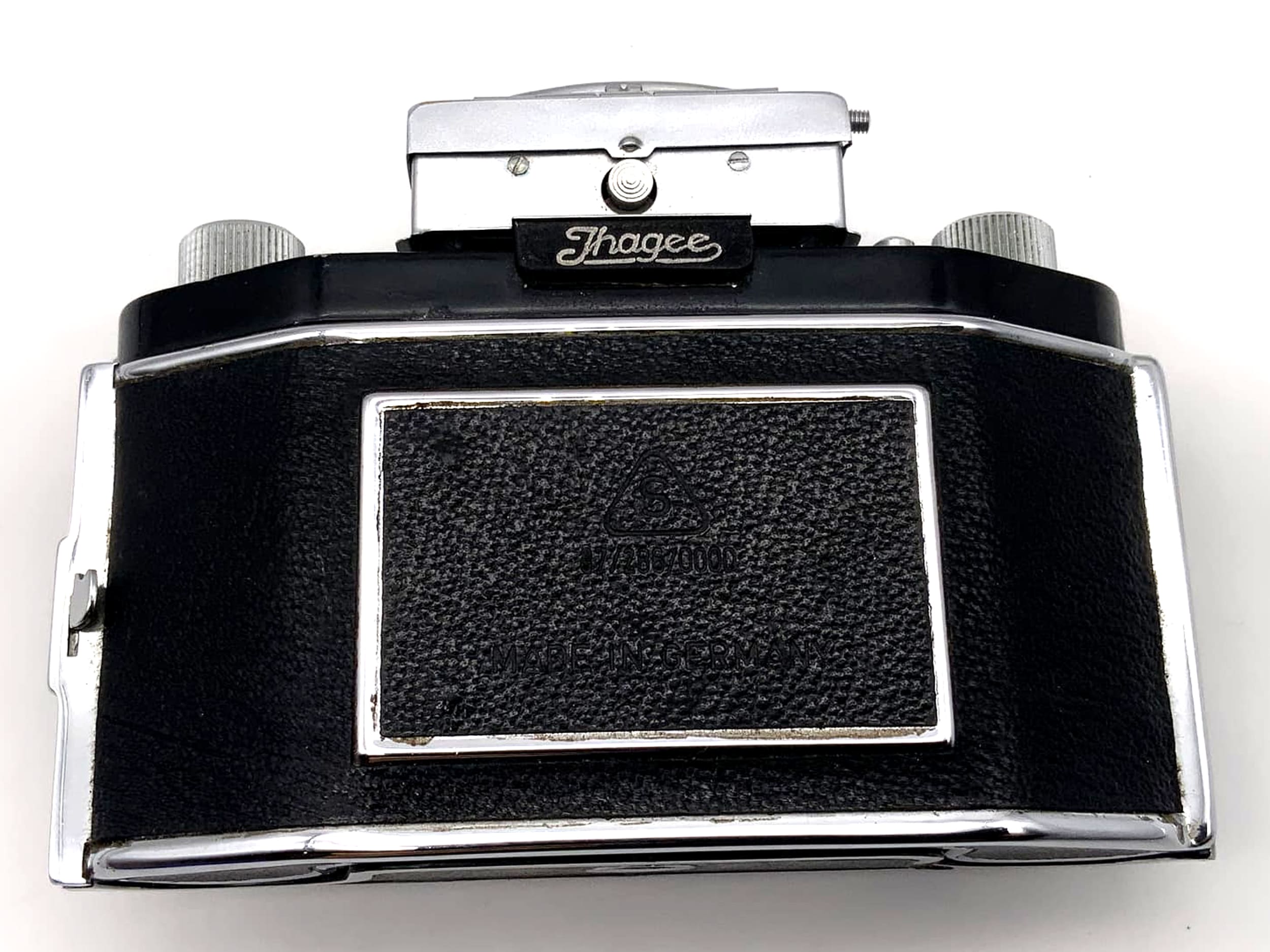 Ihagee System Exa SLR camera with waist-level viewfinder, Rheinmetall 35mm body