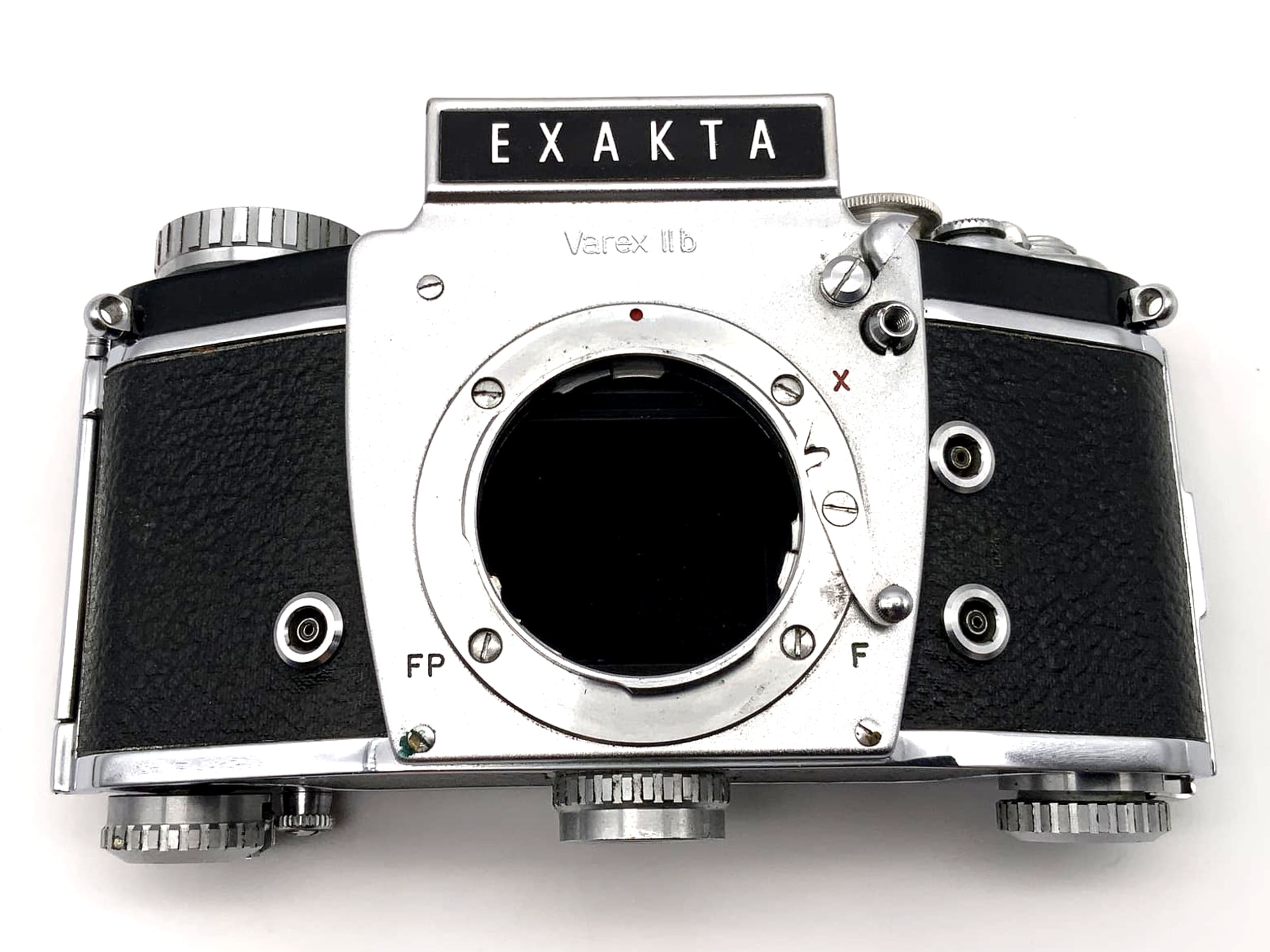 Exakta Varex II b SLR 2b single-lens reflex camera with waist-level viewfinder Ihagee 35mm lens, body