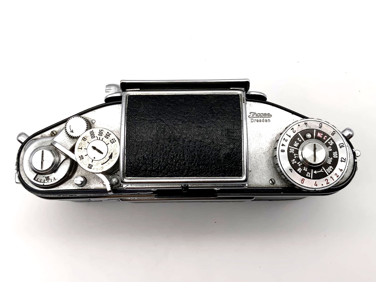Exakta Varex II b SLR 2b single-lens reflex camera with waist-level viewfinder Ihagee 35mm lens, body