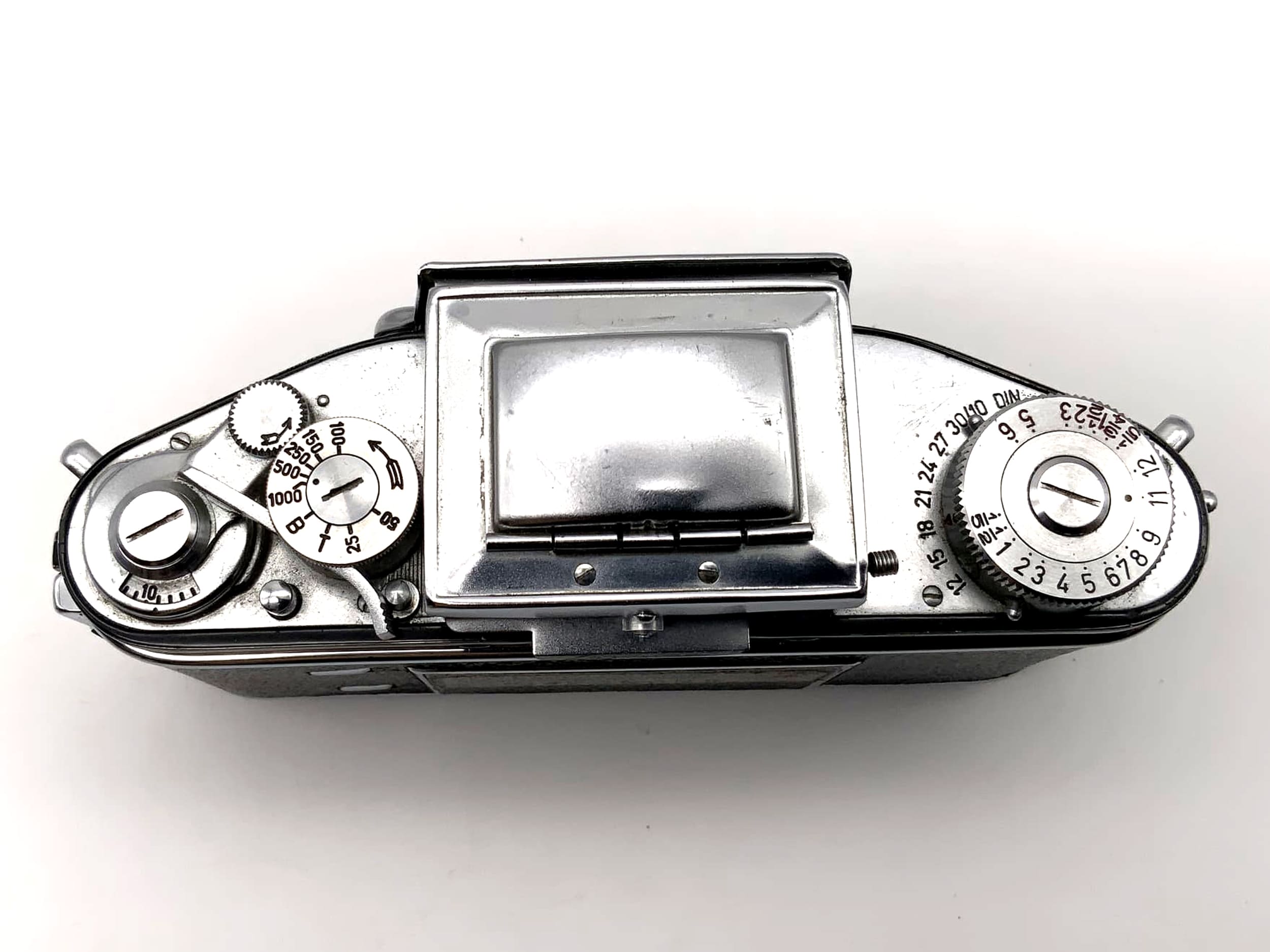 Exakta Varex vx SLR camera with waist-level viewfinder Ihagee 35mm lens, body