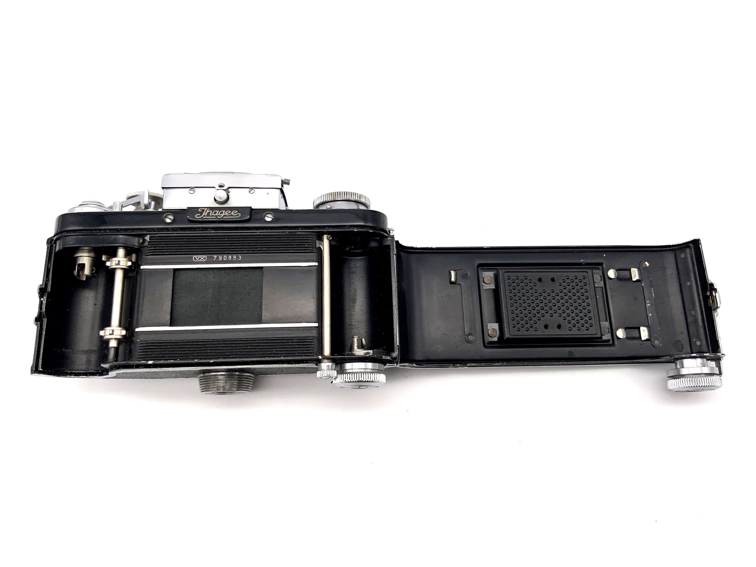 Exakta Varex vx SLR camera with waist-level viewfinder Ihagee 35mm lens, body