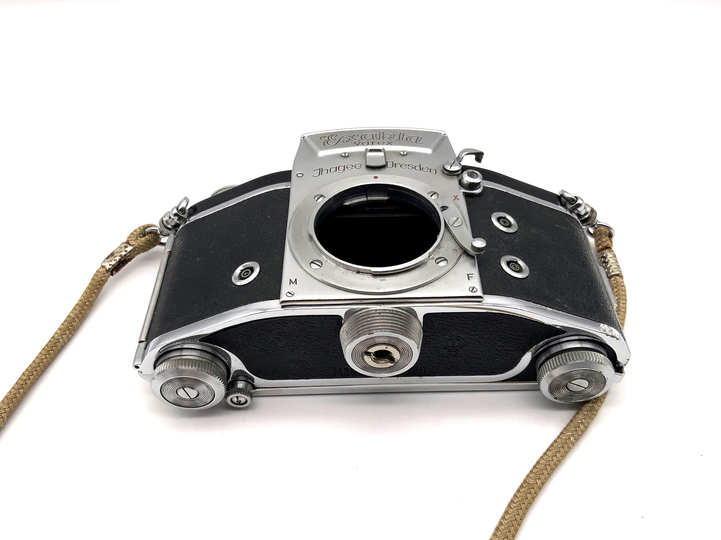 Exakta Varex SLR camera with viewfinder, Ihagee 35mm camera body