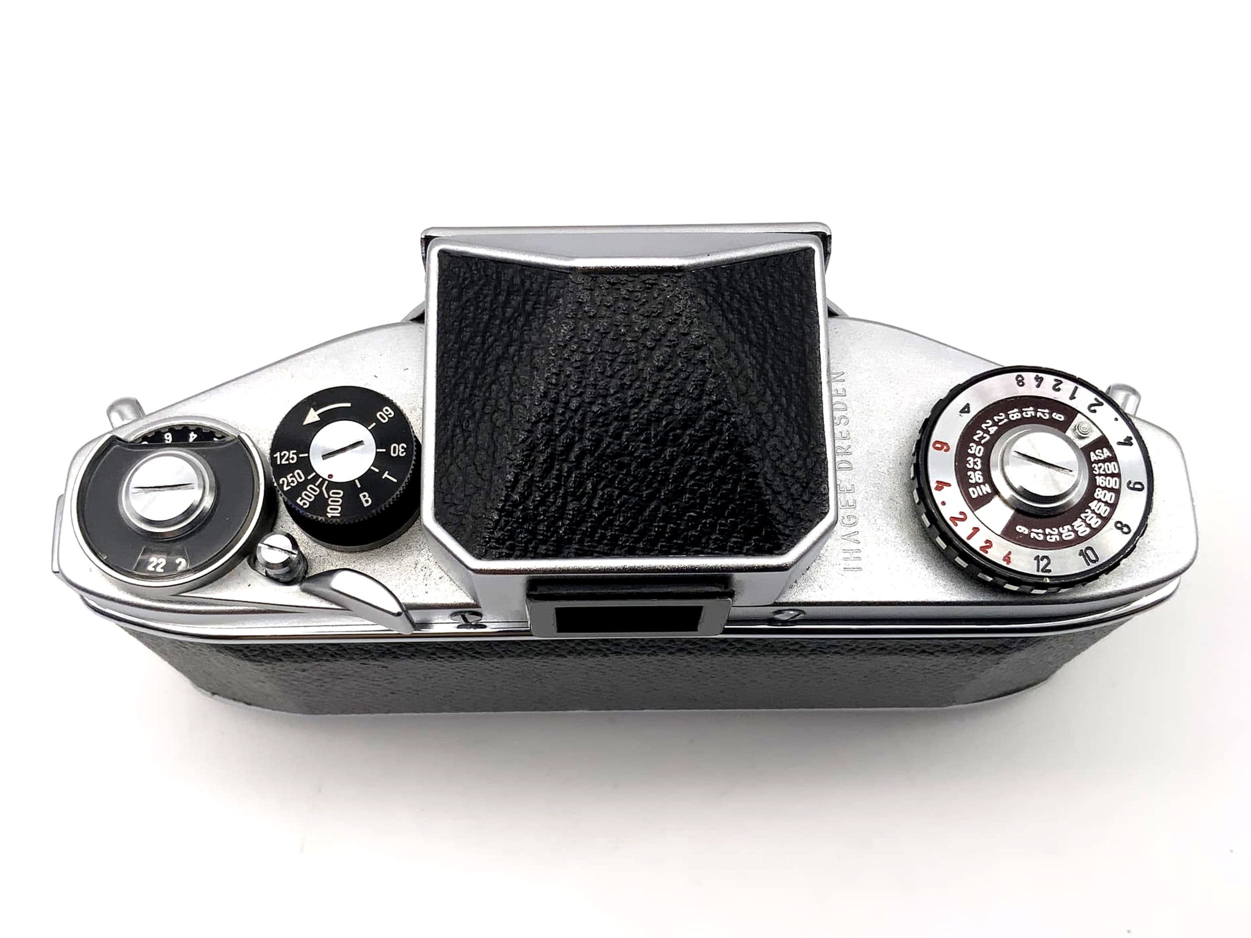 Exakta VX 1000 Varex SLR camera with viewfinder, Ihagee 35mm lens, body