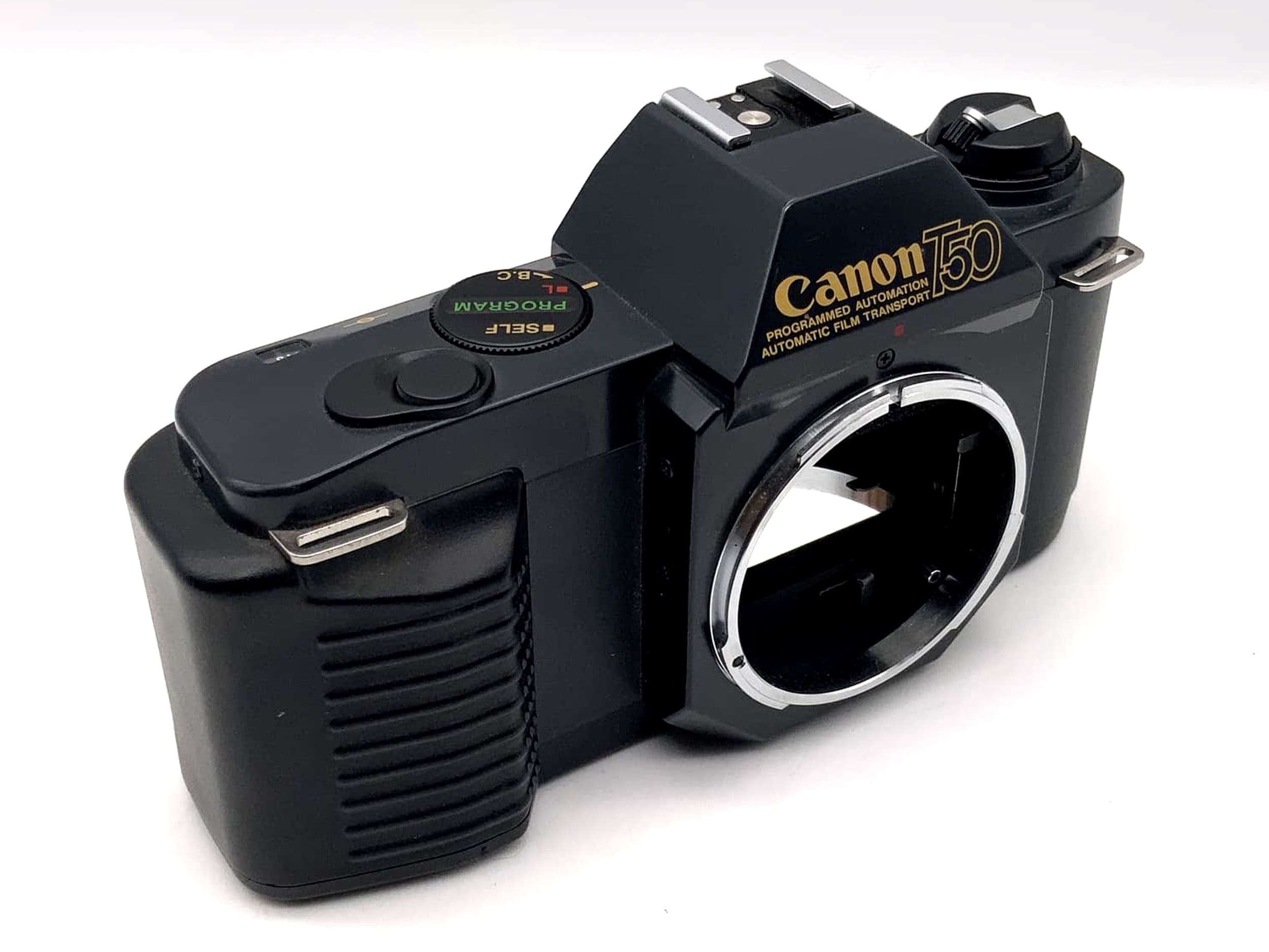 Canon T50 SLR camera with programmed automation, 35mm lens (Canon EF)