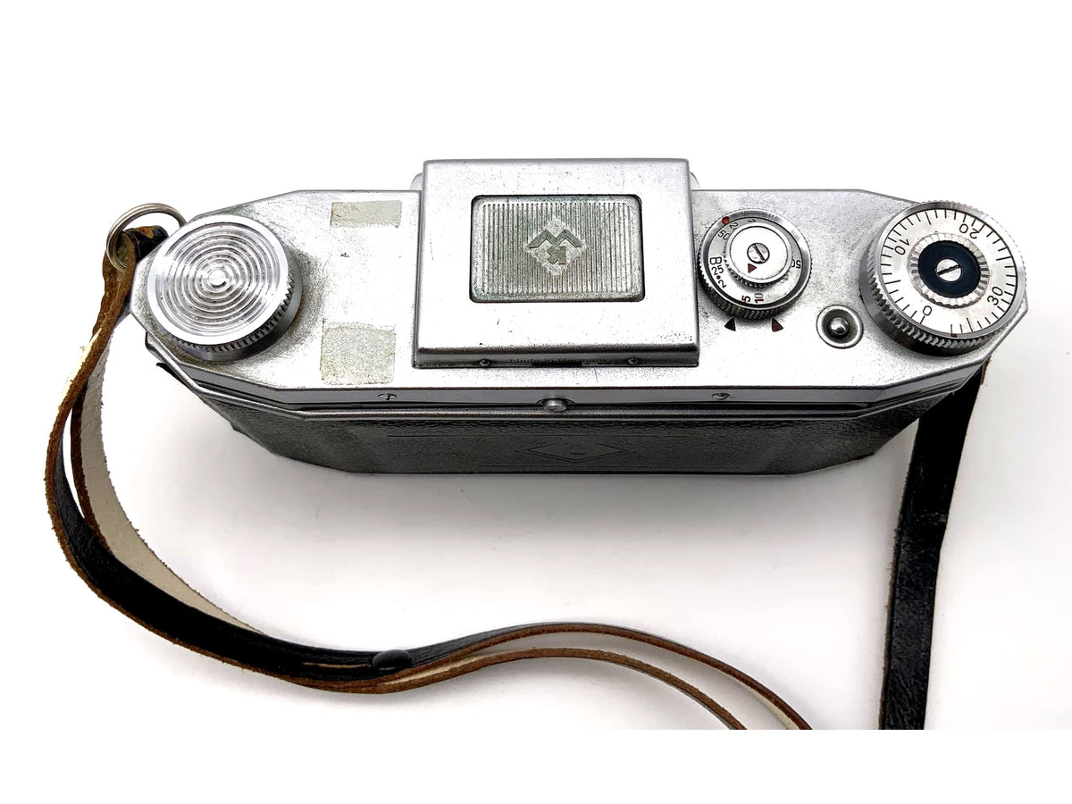 Praktica FX SLR camera with waist-level finder Pentacon 35mm lens, body (M42)
