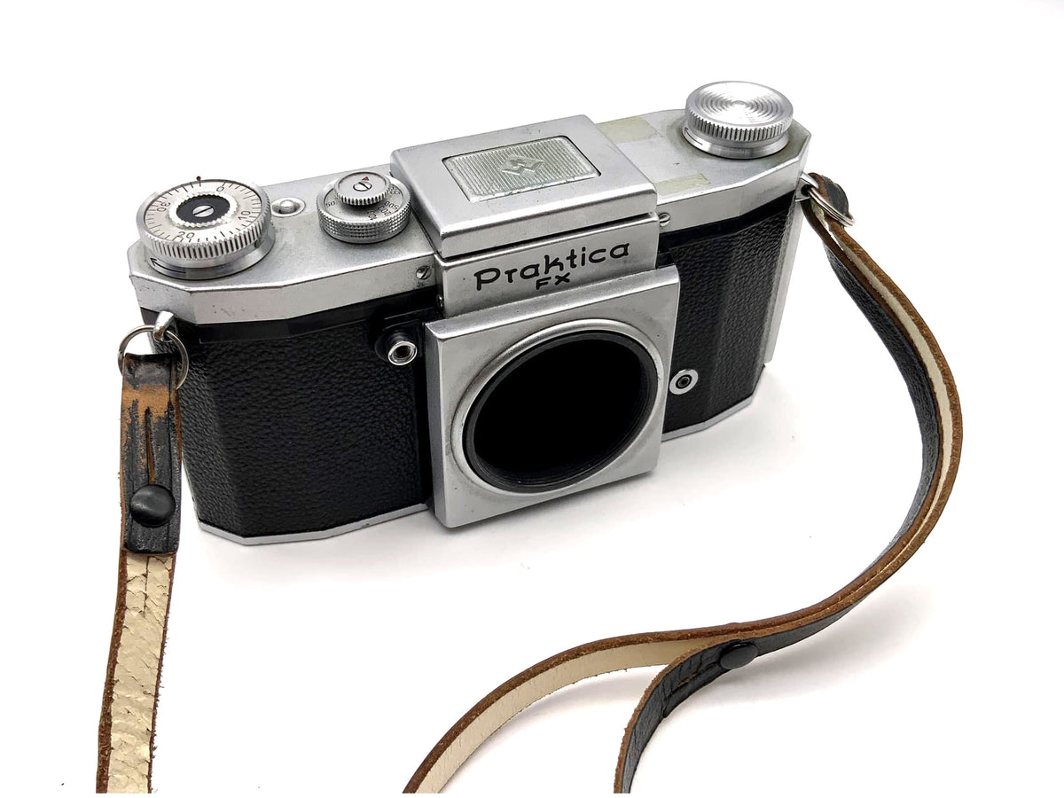 Praktica FX SLR camera with waist-level finder Pentacon 35mm lens, body (M42)
