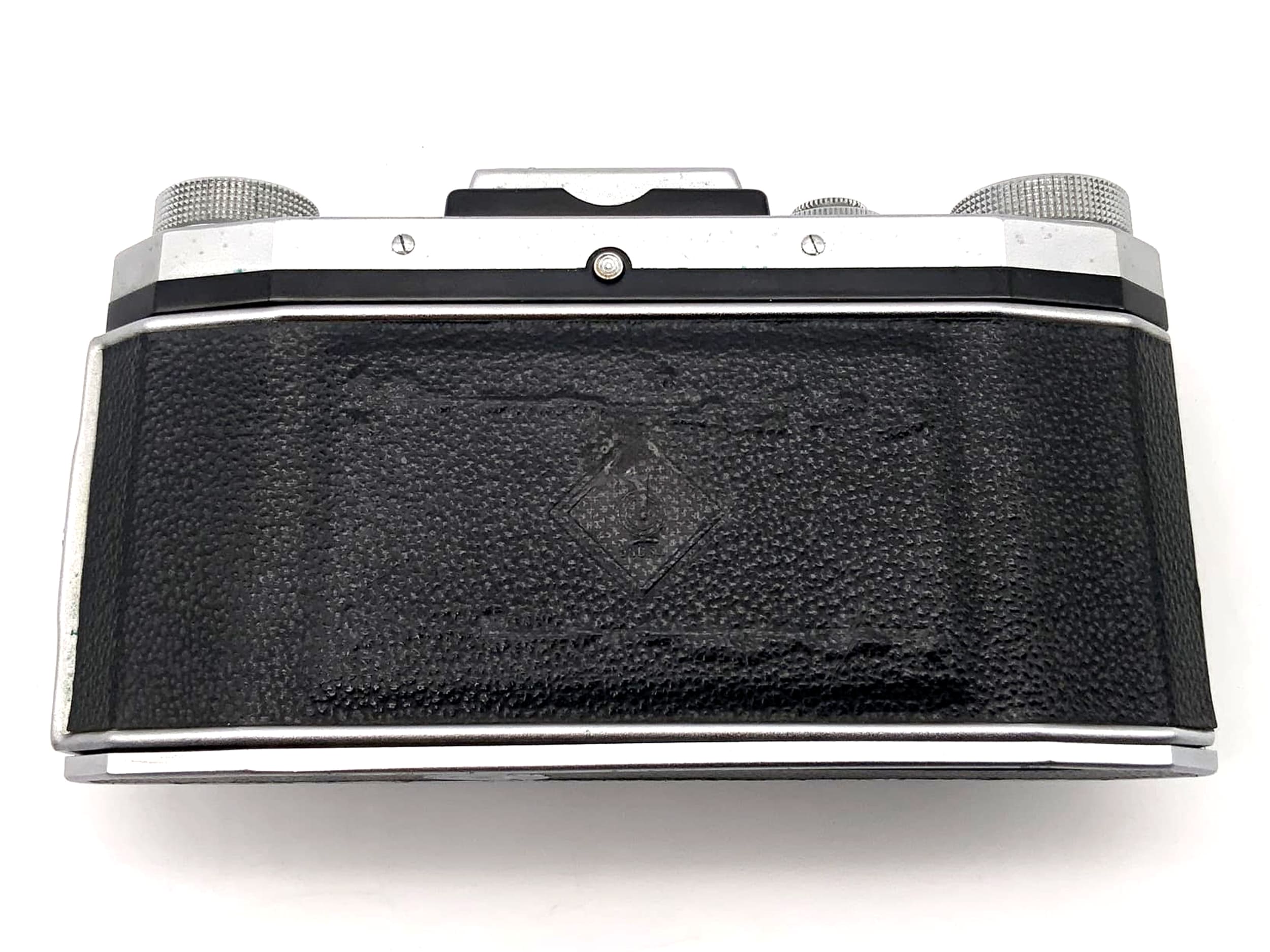 Praktica FX 2 SLR camera with waist-level finder and Pentacon 35mm lens, body