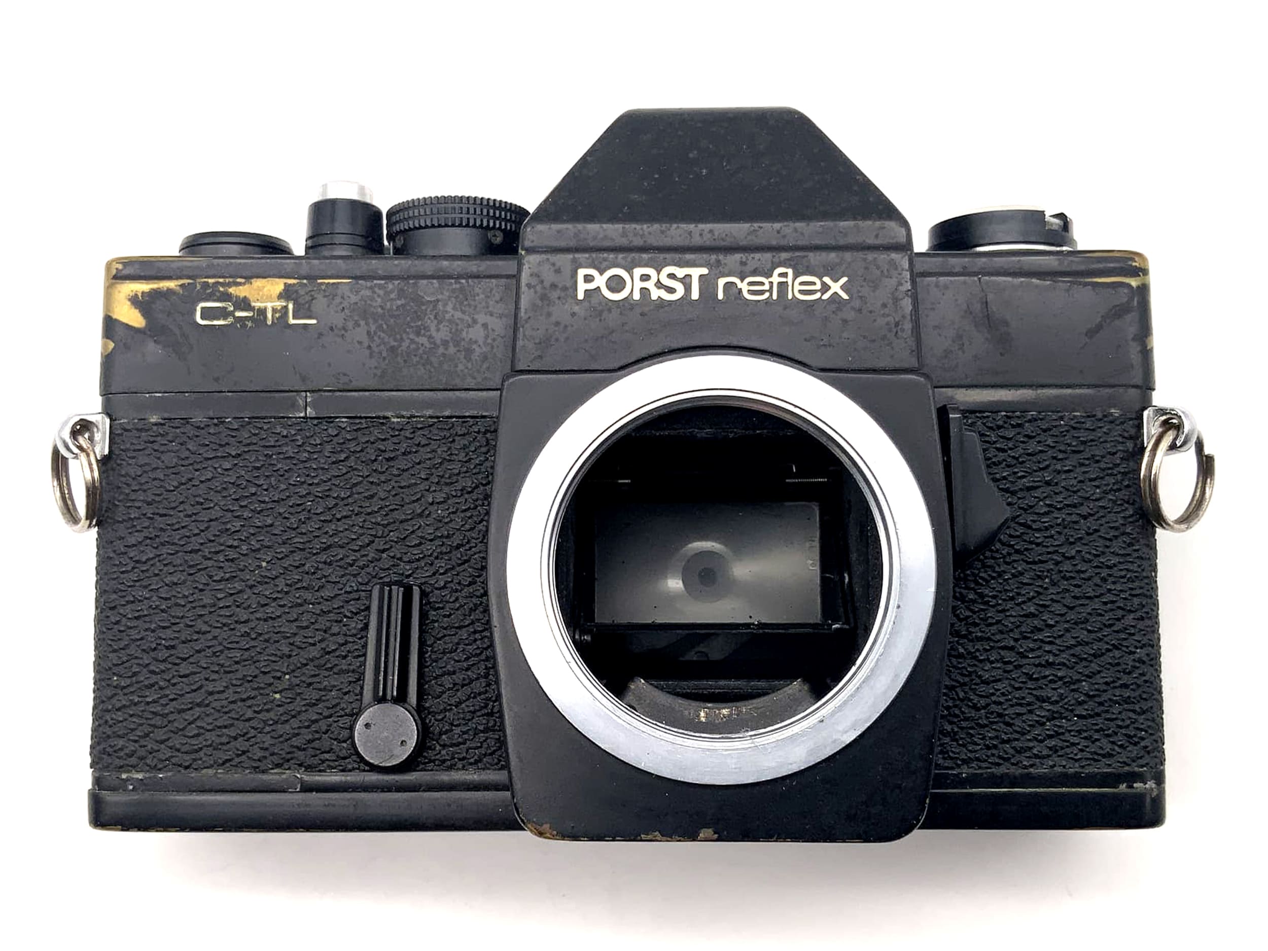 Porst reflex C-TL SLR camera, black, 35mm camera body