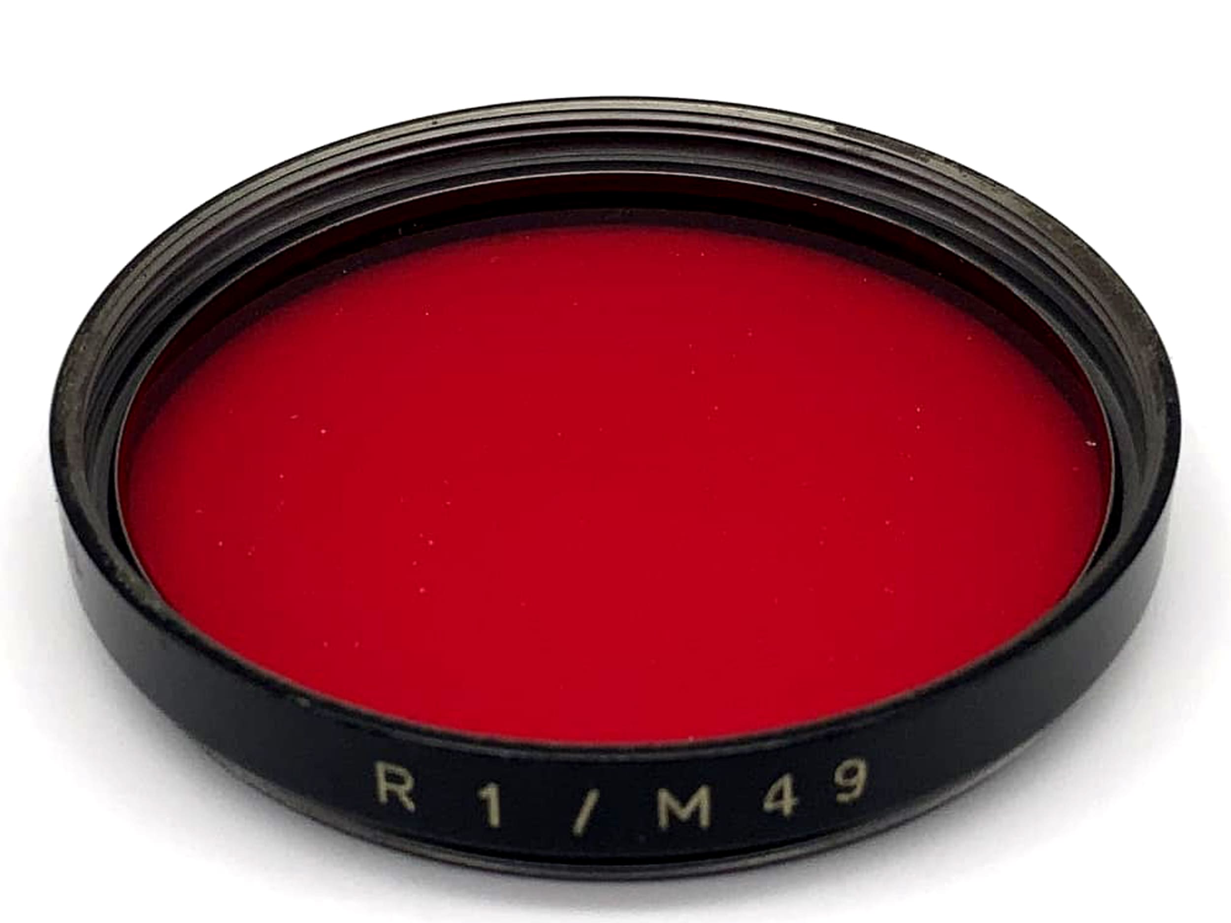 Carl Zeiss Jena color filter 49mm filter red R1 / M49 circular filter thread