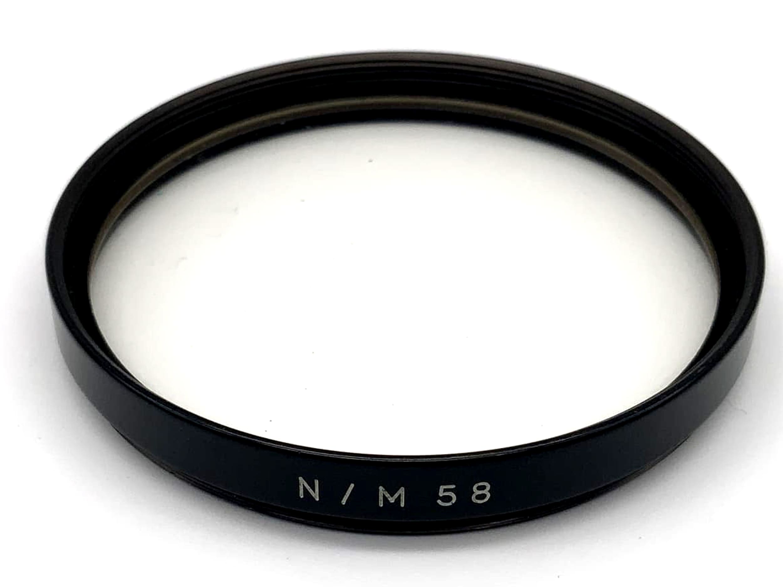 Carl Zeiss Jena UV filter 58mm filter N / M58 circular filter thread