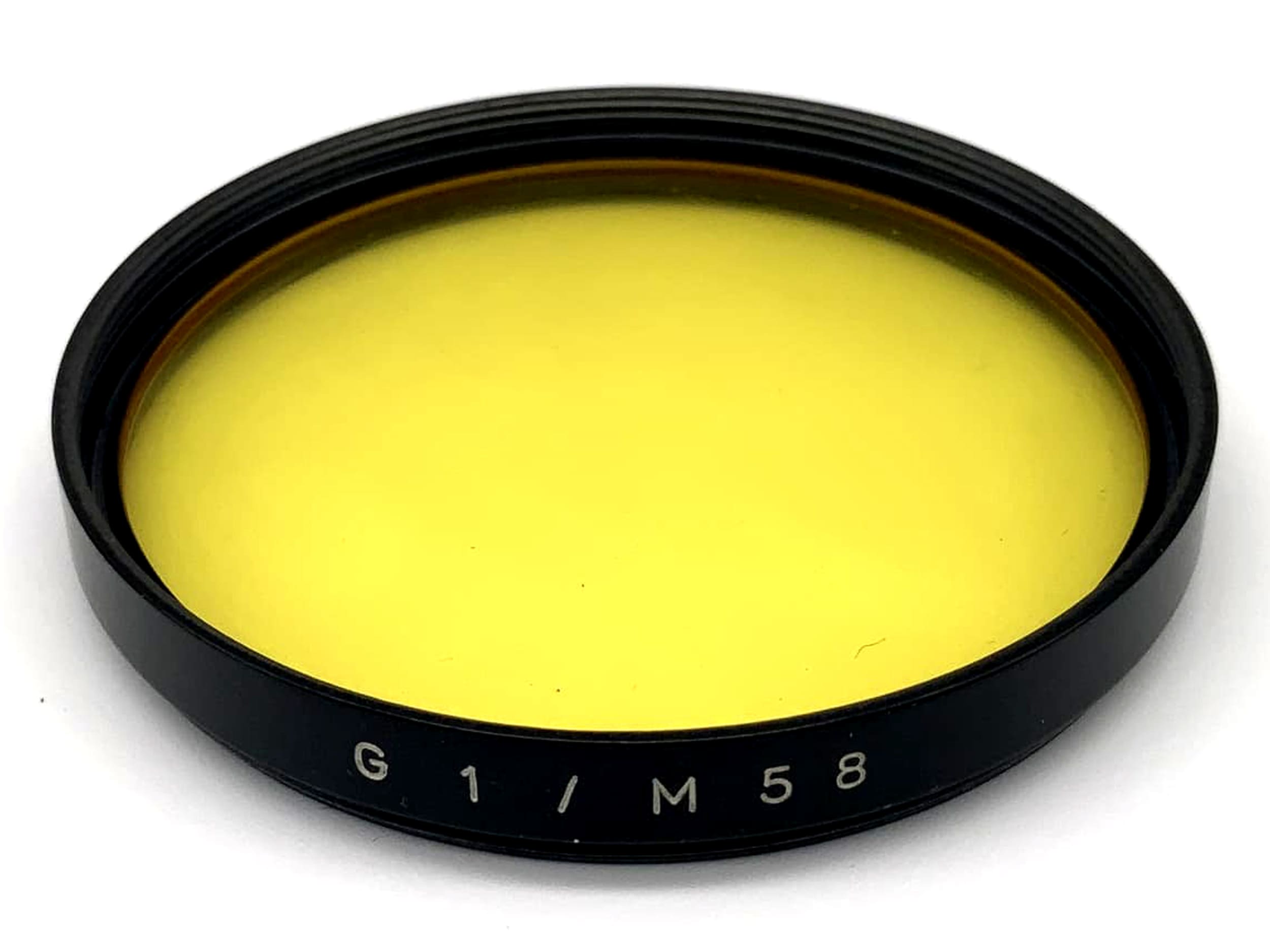 Carl Zeiss Jena color filter 58mm filter G1 / M58 circular filter thread