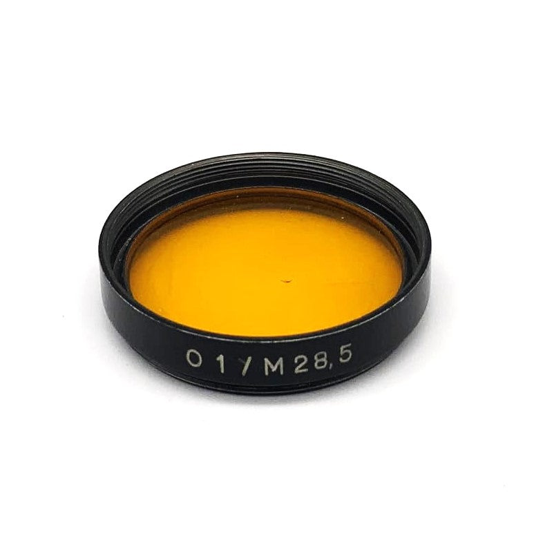 Carl Zeiss Jena Color Filter 28.5mm Filter Orange O1 / M28.5 Circular
