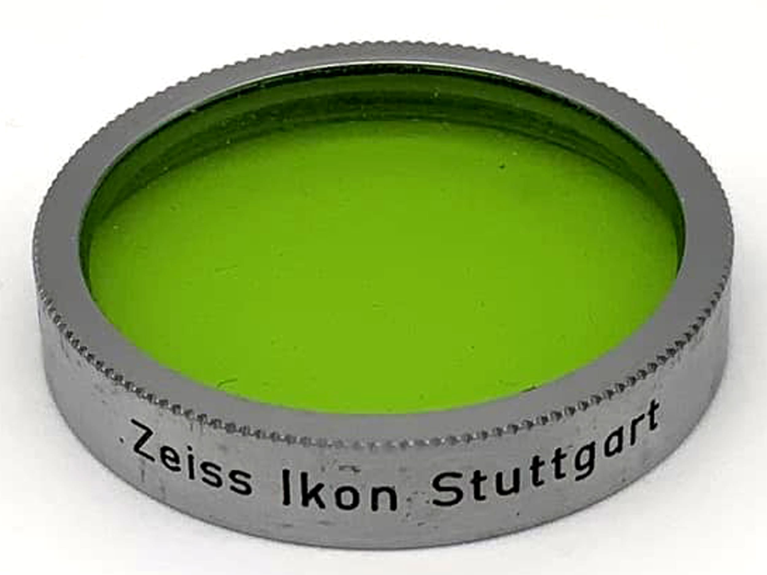 Zeiss Ikon color filter 27mm filter green 352 S27 GR 2x circular filter thread