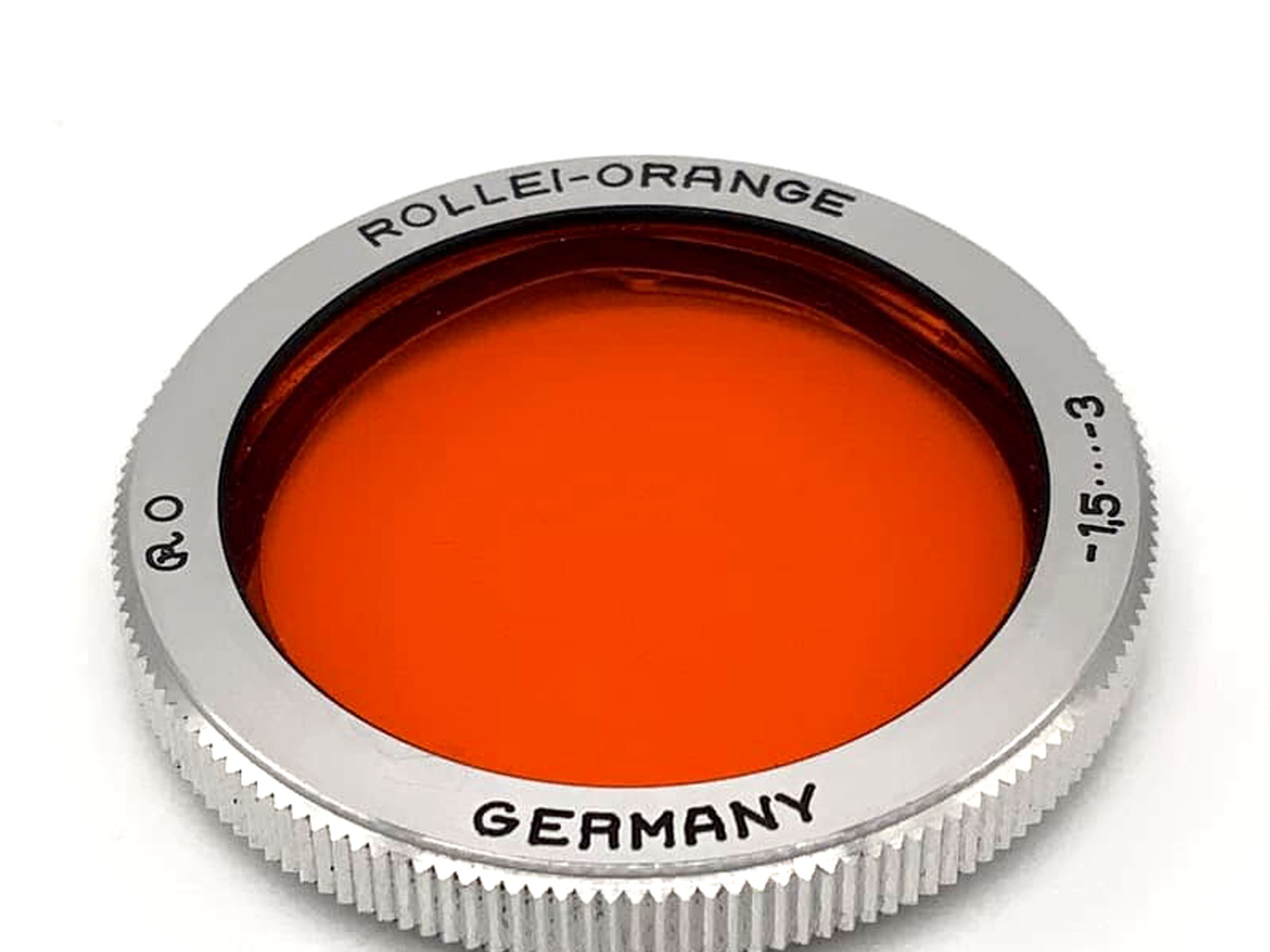 Rollei color filter bayonet R0 filter orange -1.5 … -3 for Rollei 16 circular