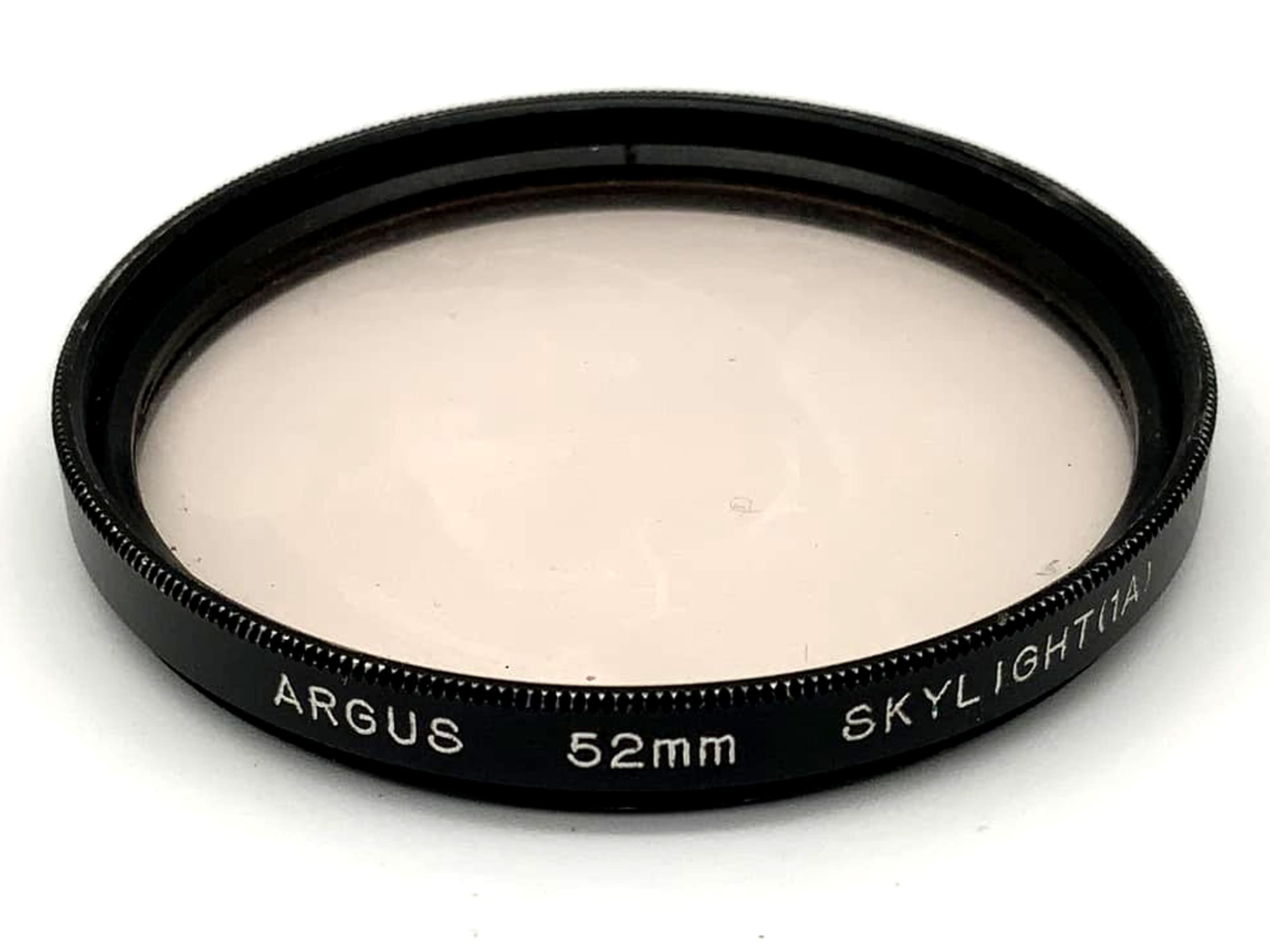 Argus Skylight 52mm filter (1A) filter thread