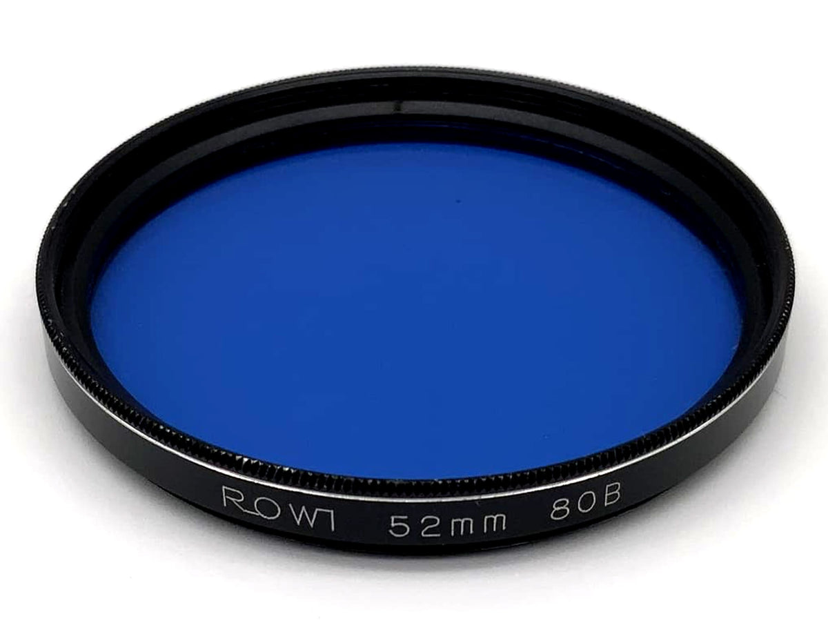 Rowi Color Filter 52mm Filter Blue 80B Filter Thread