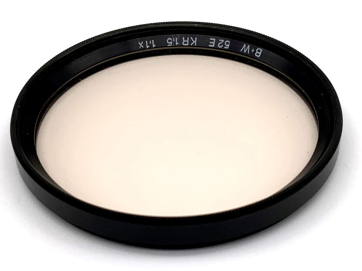 B+W Correction Filter 52mm Filter 52E KR1.5 1.1x Filter Thread
