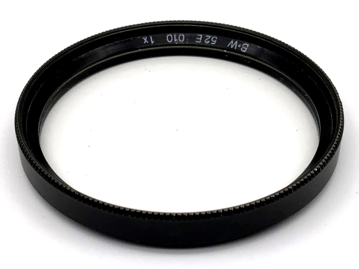 B+W UV filter 52mm filter 52E 010 1x filter thread