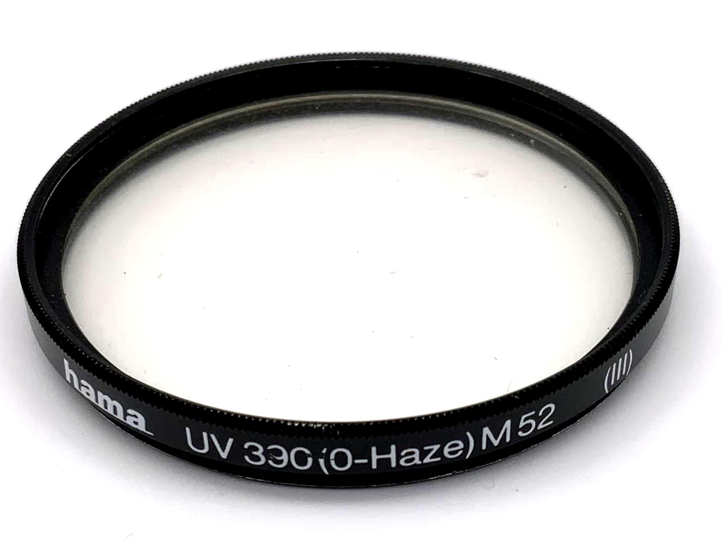 Hama UV filter 52mm filter UV 390 (0-Haze) M52 (III) filter thread