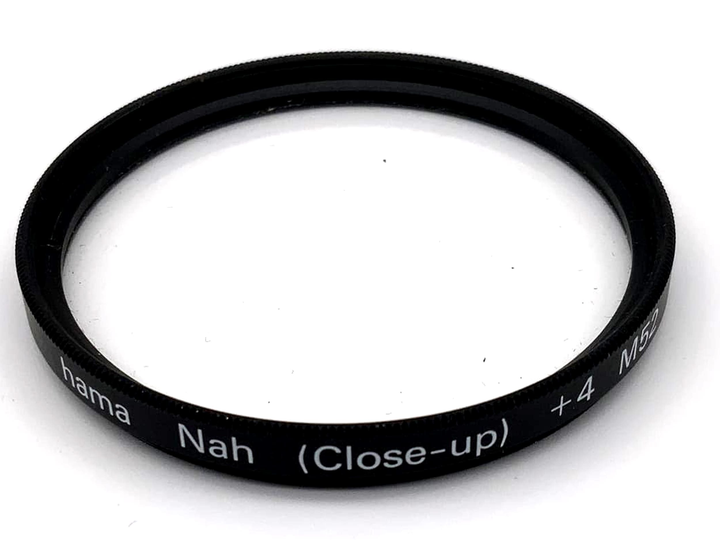 Hama Macro lens 52mm filter close-up lens +4 M52 (XXII) close-up lens filter thread