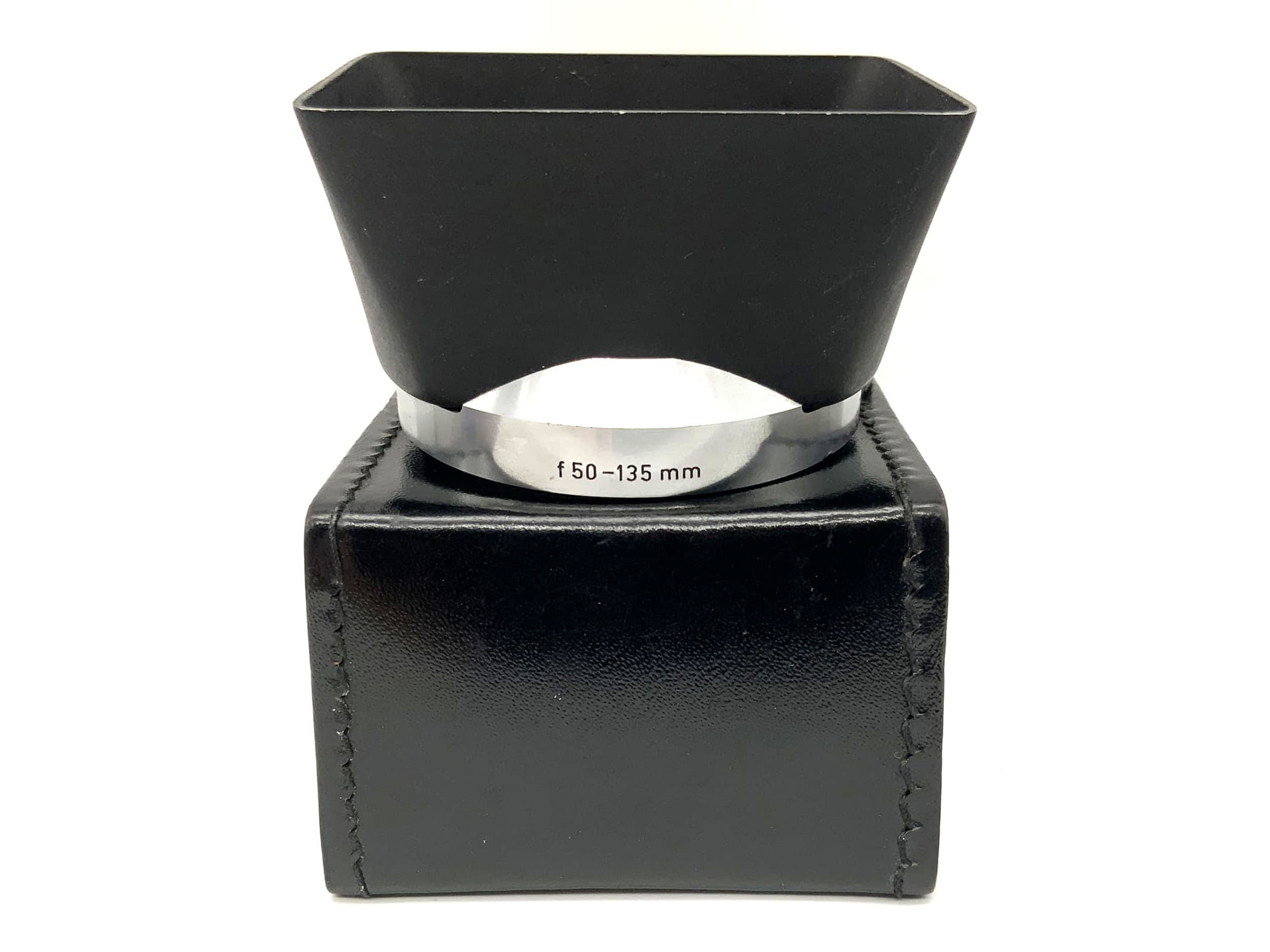 Zeiss Ikon B56 lens hood f 50-135mm for Contarex metal + lens hood bag