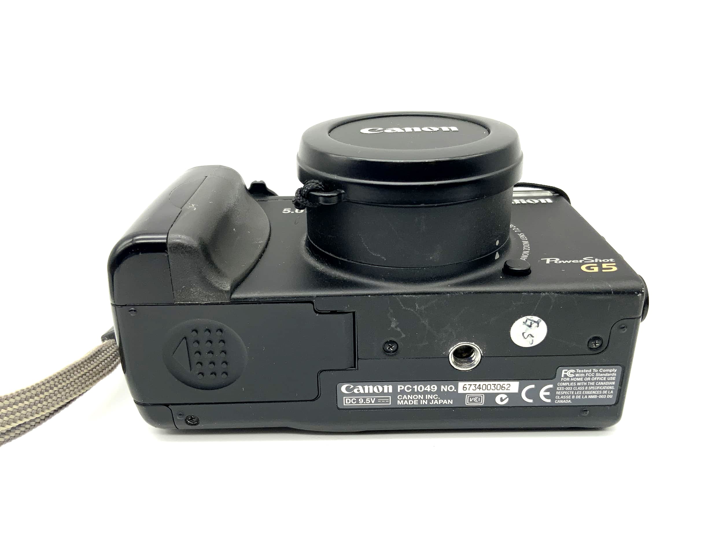 Canon PowerShot G5 with Zoom Lens 7.2-28.8mm 1:2.0-3.0 5.0 MP