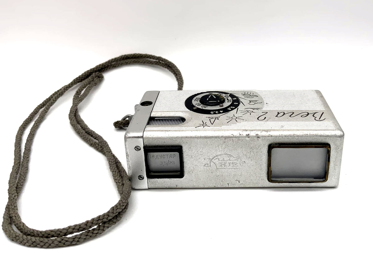 Kiev Vega 2 miniature camera with Industar M 1:3.5/23mm subminiature camera spy cam