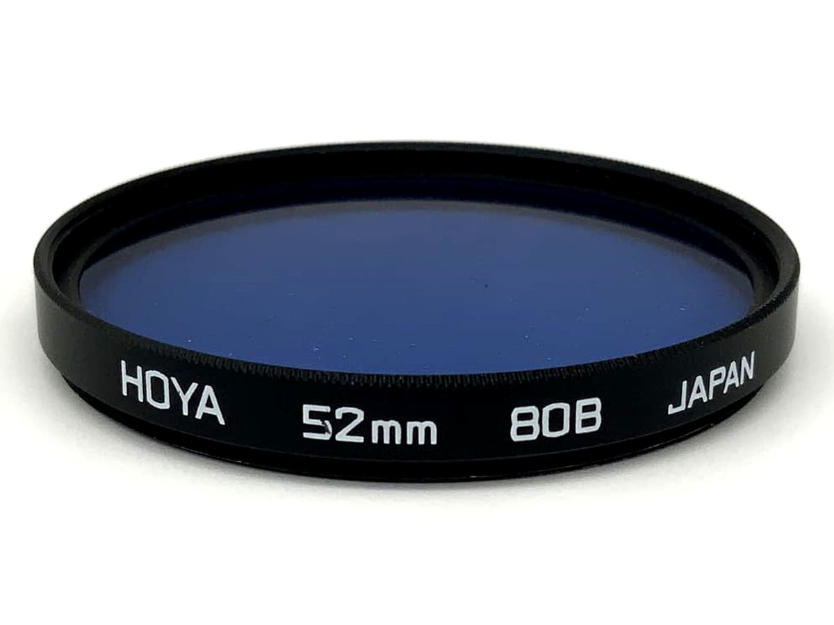 Hoya Color Filter 80B Blue Filter 52mm Circular Filter Thread M52
