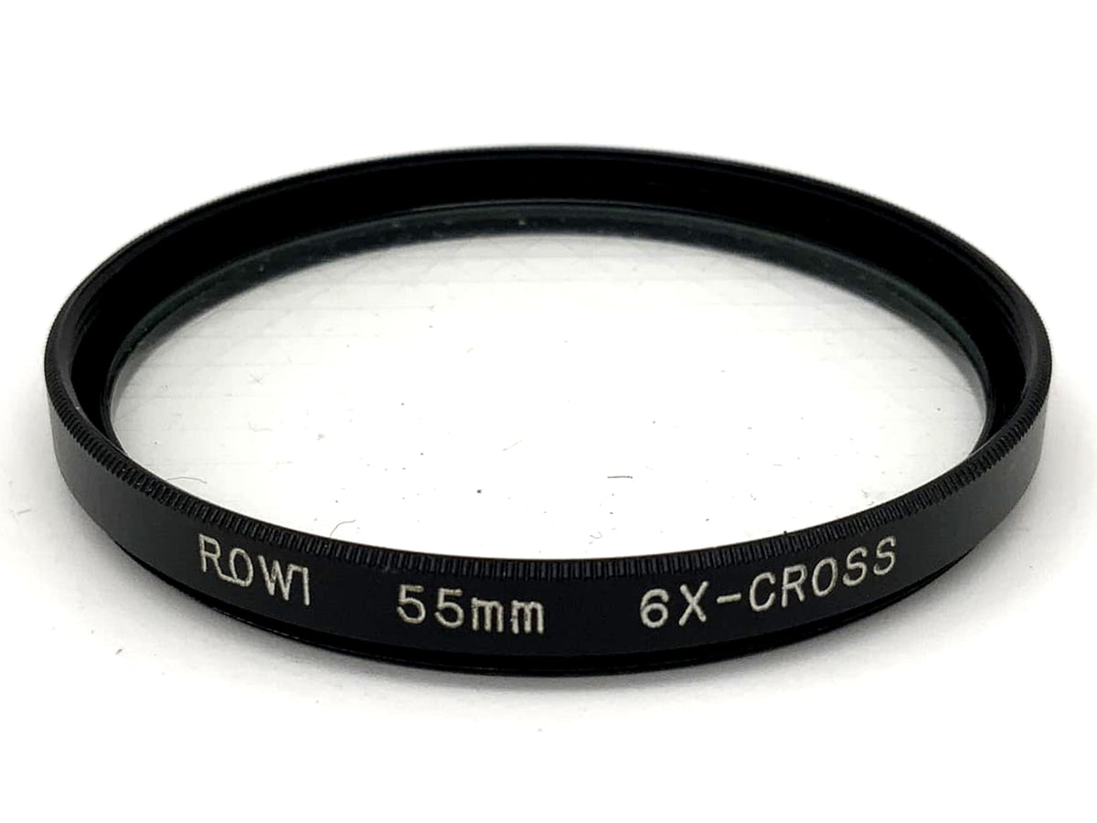 Rowi Effect Filter 6x-Cross Filter 55mm Circular Filter Thread M55
