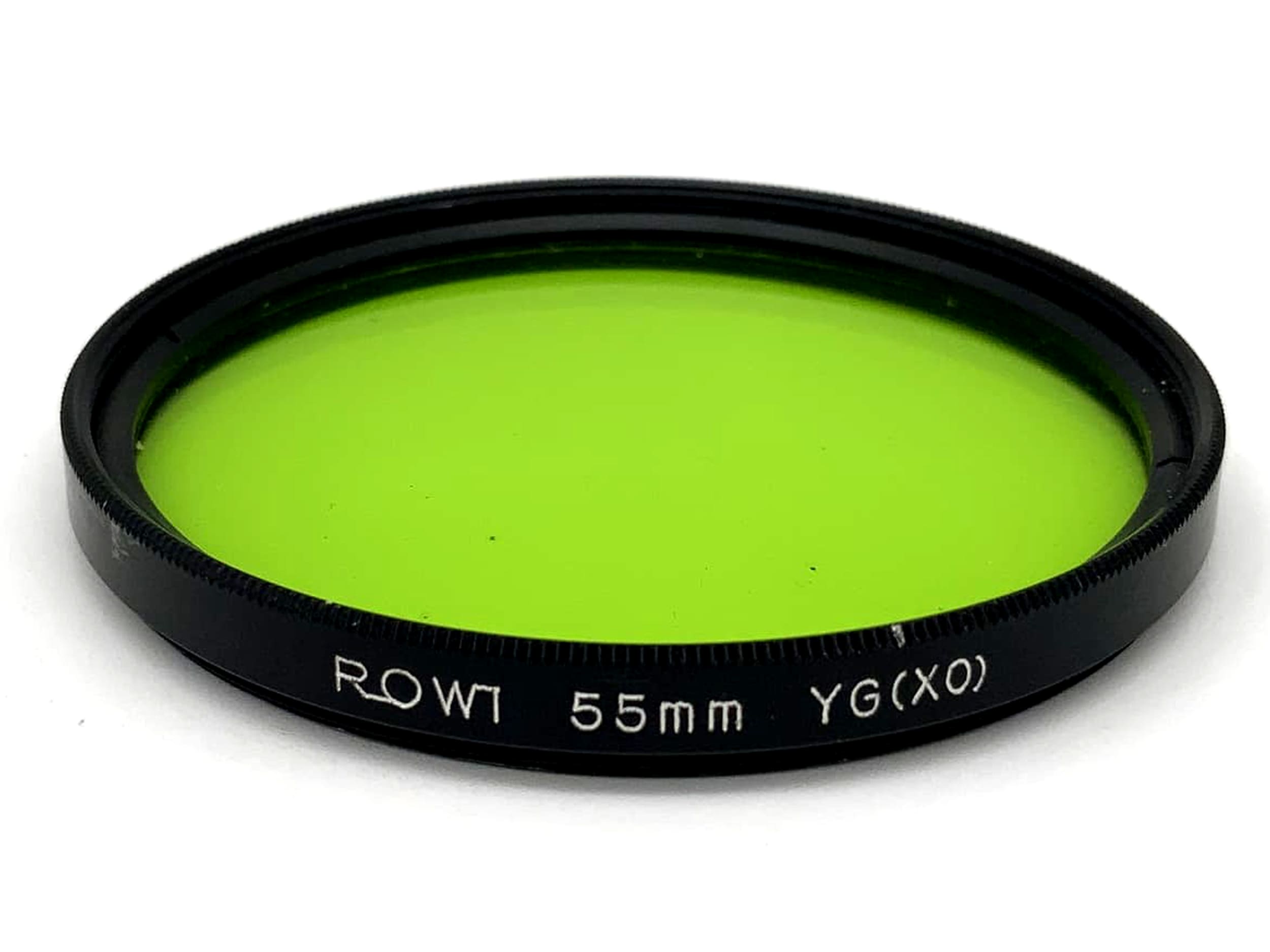 Rowi Color Filter YG(X0) Yellow Green Filter 55mm Circular M55