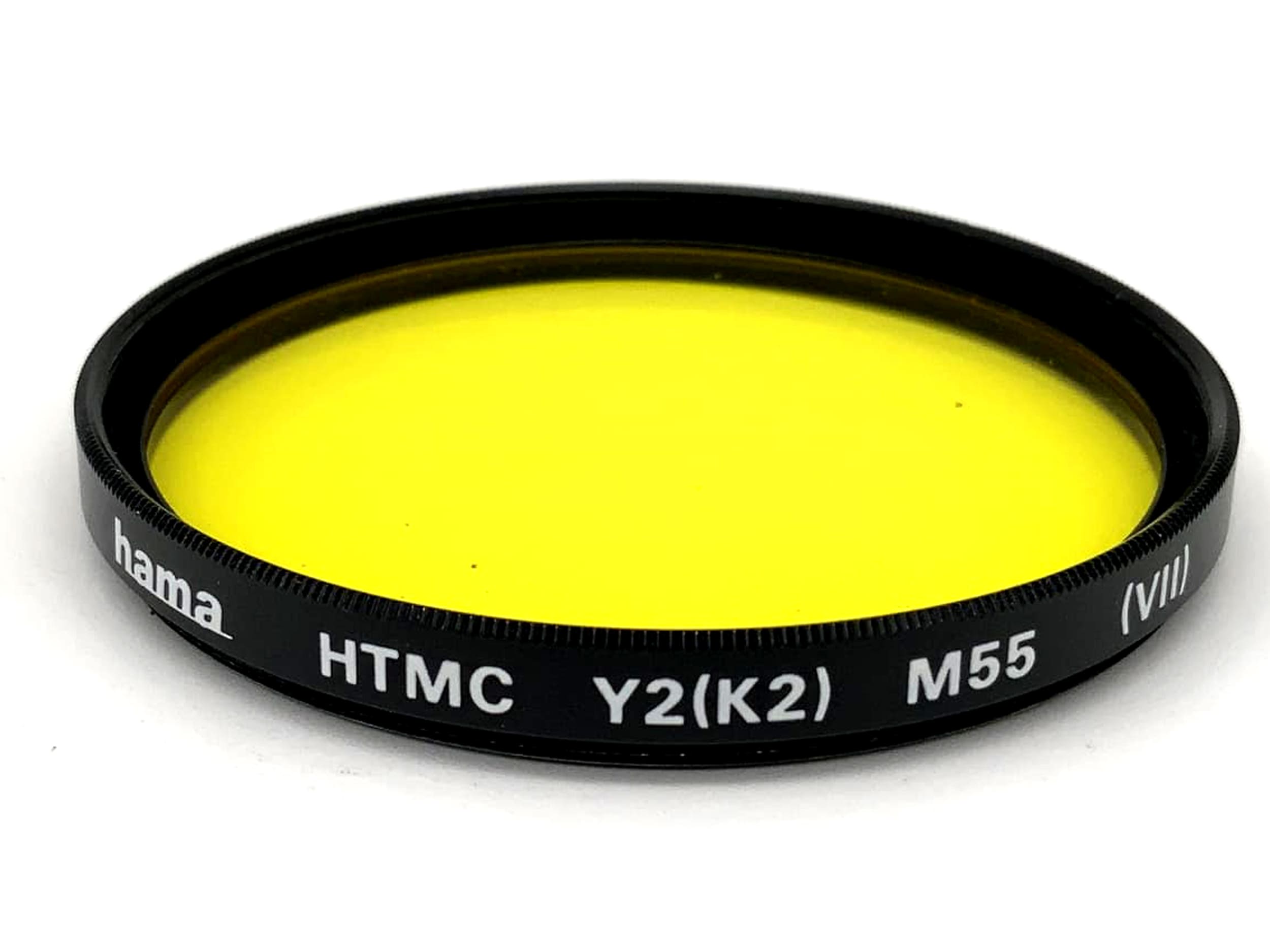 Hama HTMC Y2(K2) M55 (VII) Color Filter, 55mm Circular, M55 Filter Thread