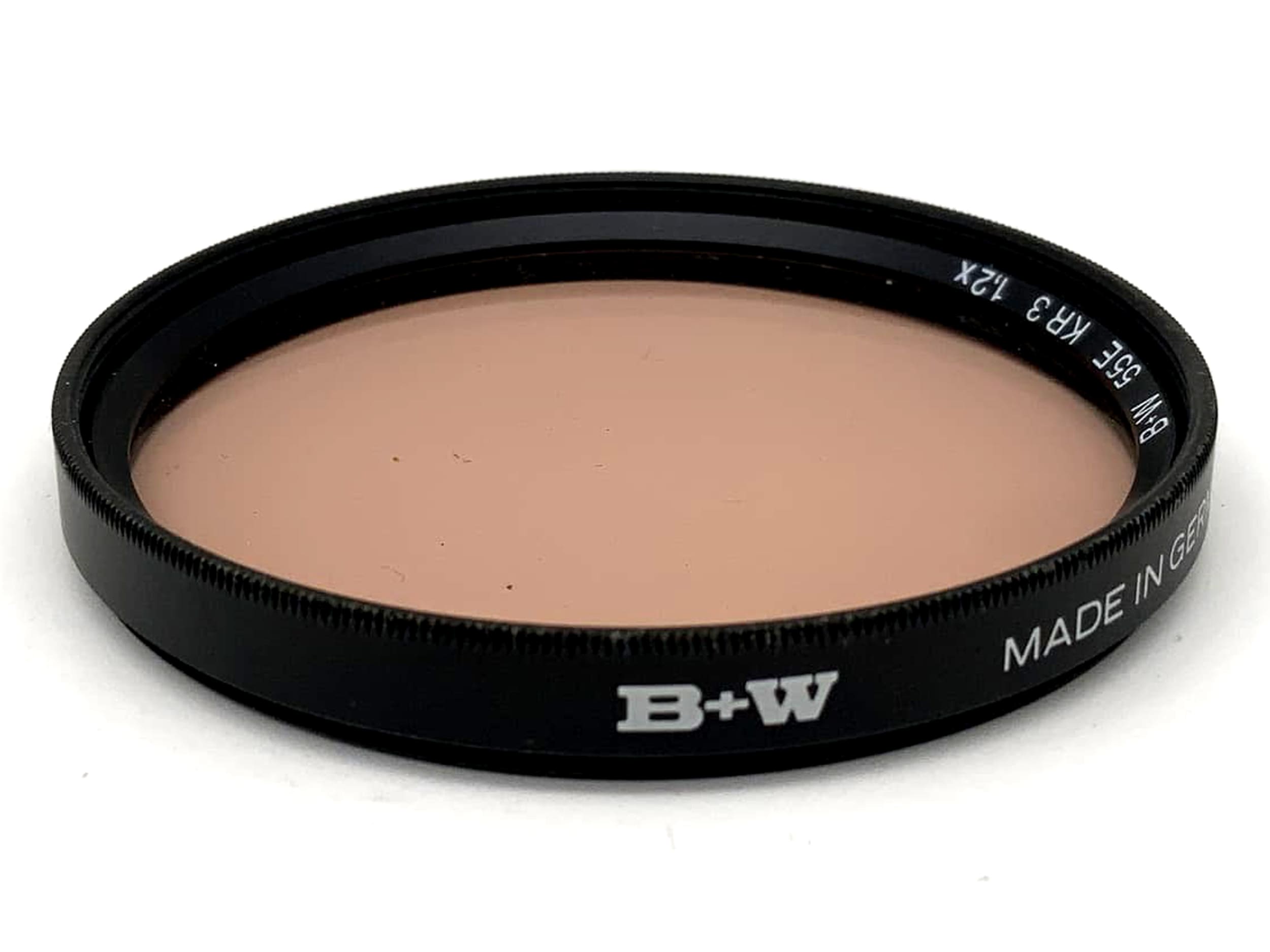 B+W Correction Filter 55E KR3 1.2x Filter 55mm Circular Filter Thread M55
