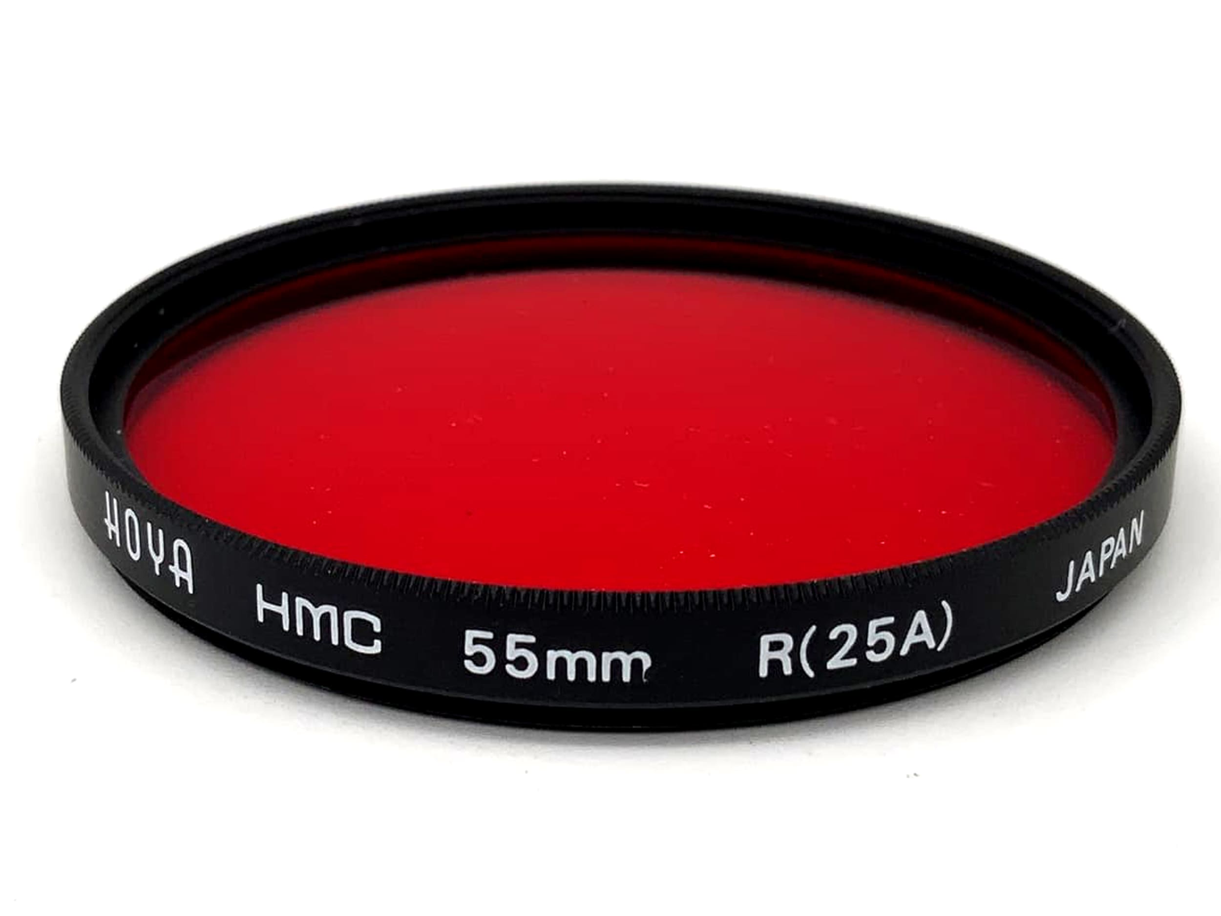 Hoya HMC R(25A) Red Color Filter, 55mm Circular, M55 Filter Thread