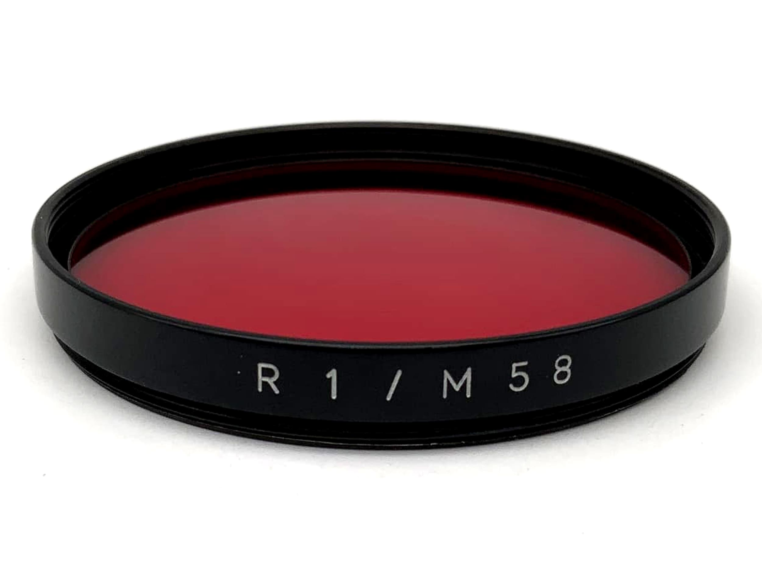 Carl Zeiss R1/M58 Red Color Filter, 58mm Circular, M58 Filter Thread