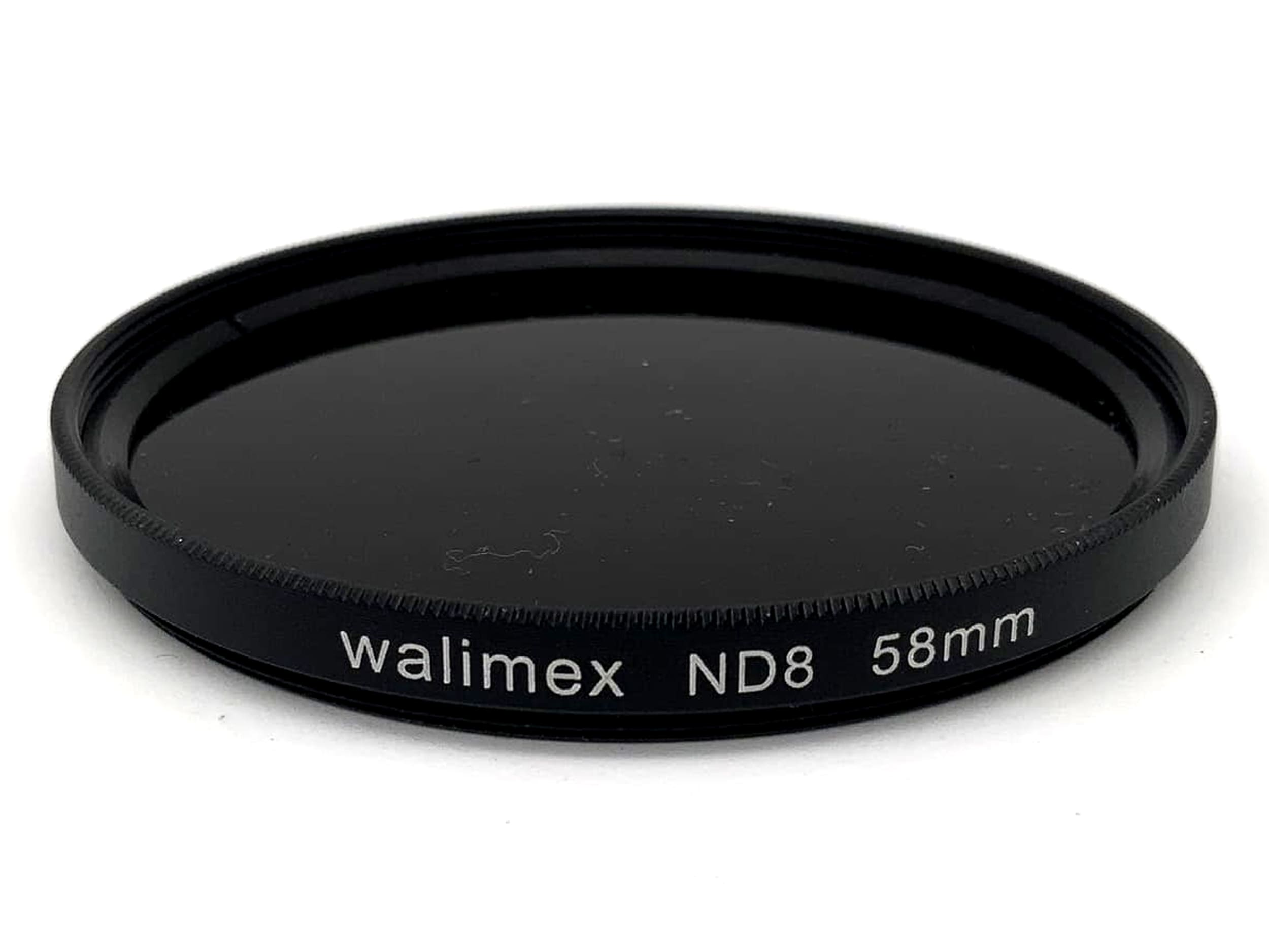 Walimex ND8 gray filter, 58mm circular, M58 filter thread