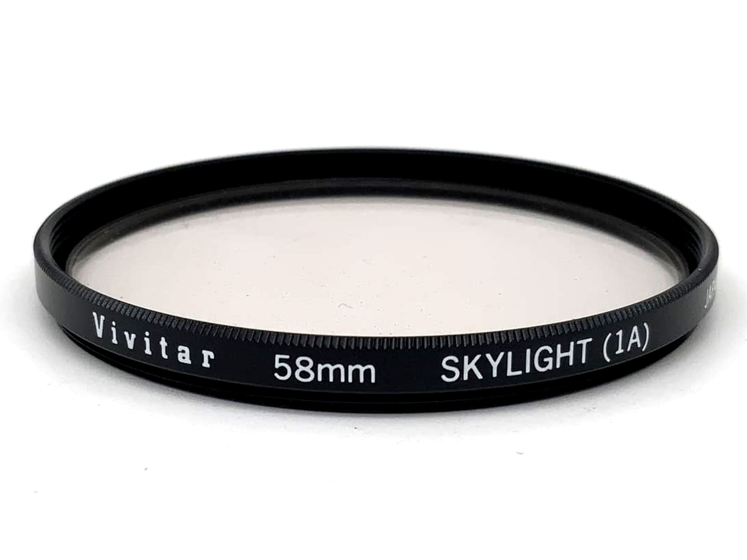 Vivitar Skylight (1A) Filter 58mm Circular Filter Thread M58
