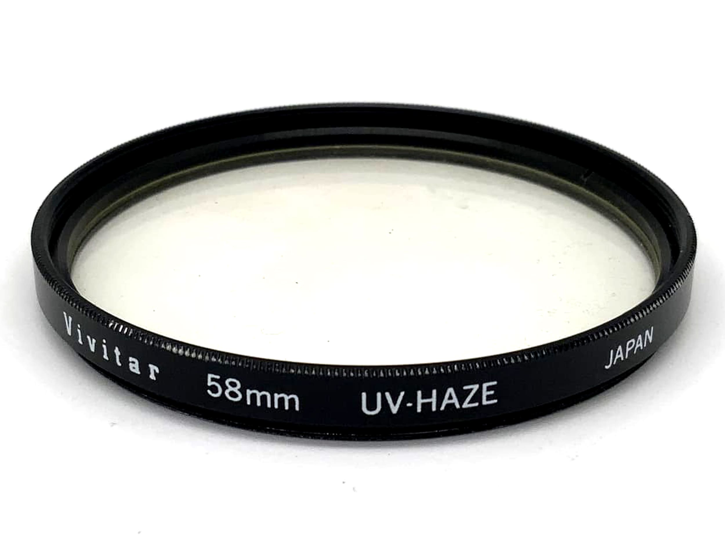 Vivitar UV filter UV haze filter 58mm circular filter thread M58